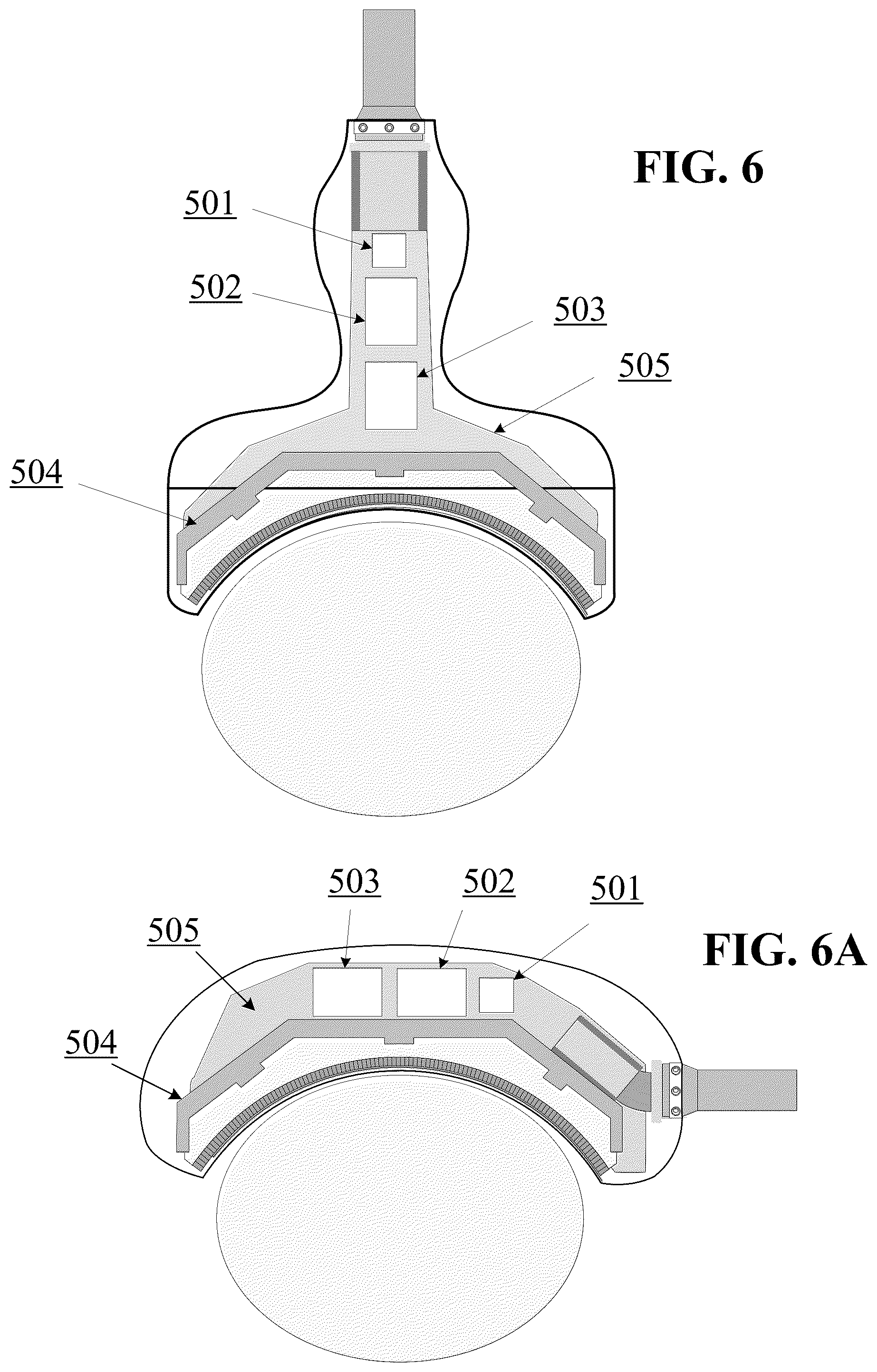 Patent US12350101 Figure 12 – Concave ultrasound transducers and 3D arrays