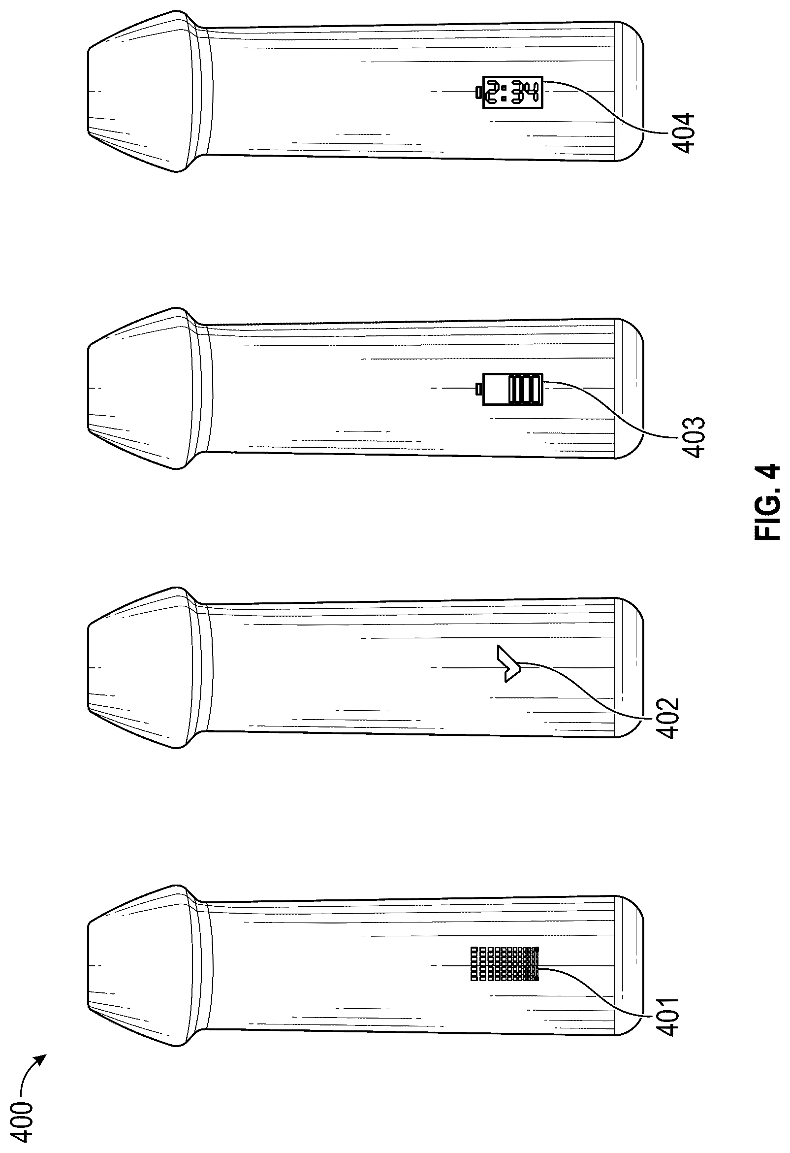 Patent US12350102 Figure 8 – Ultrasound scanner with display interface