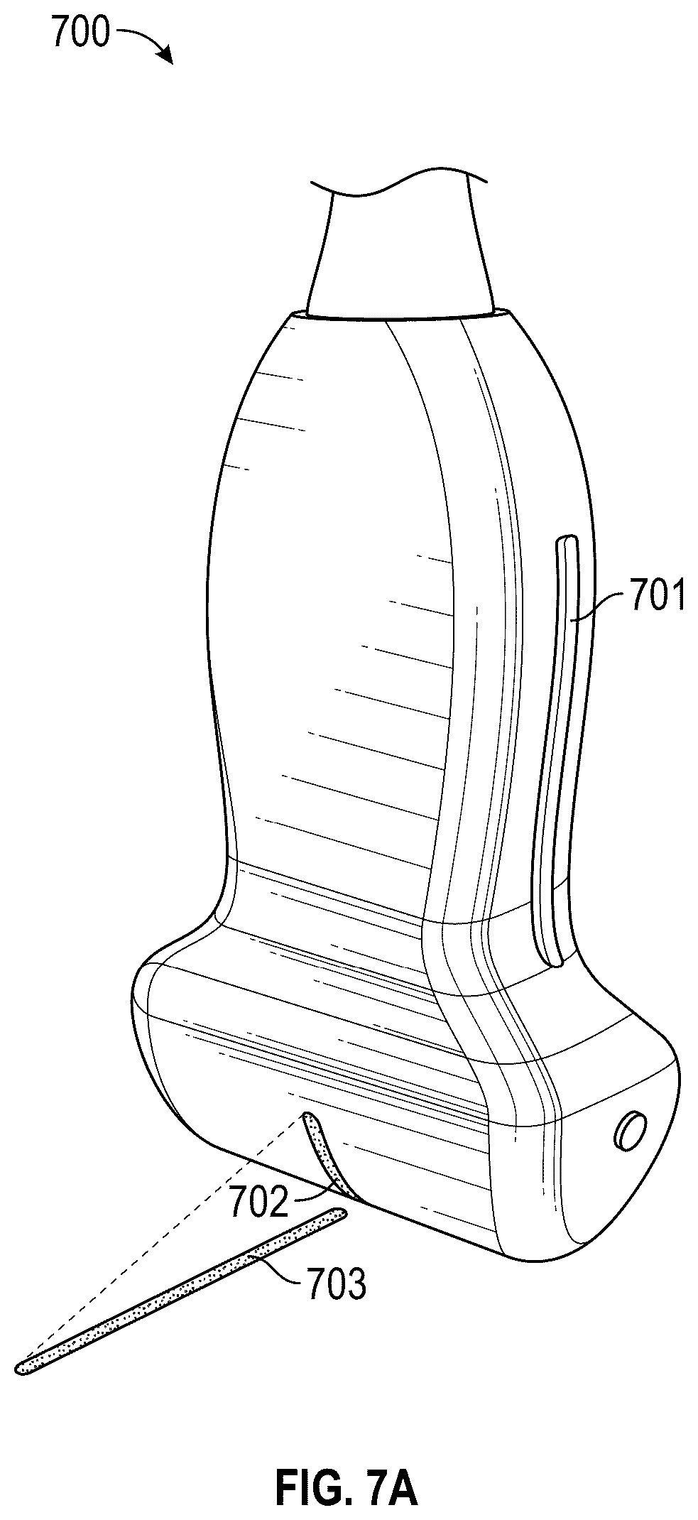 Patent US12350102 Figure 13 – Ultrasound scanner with display interface