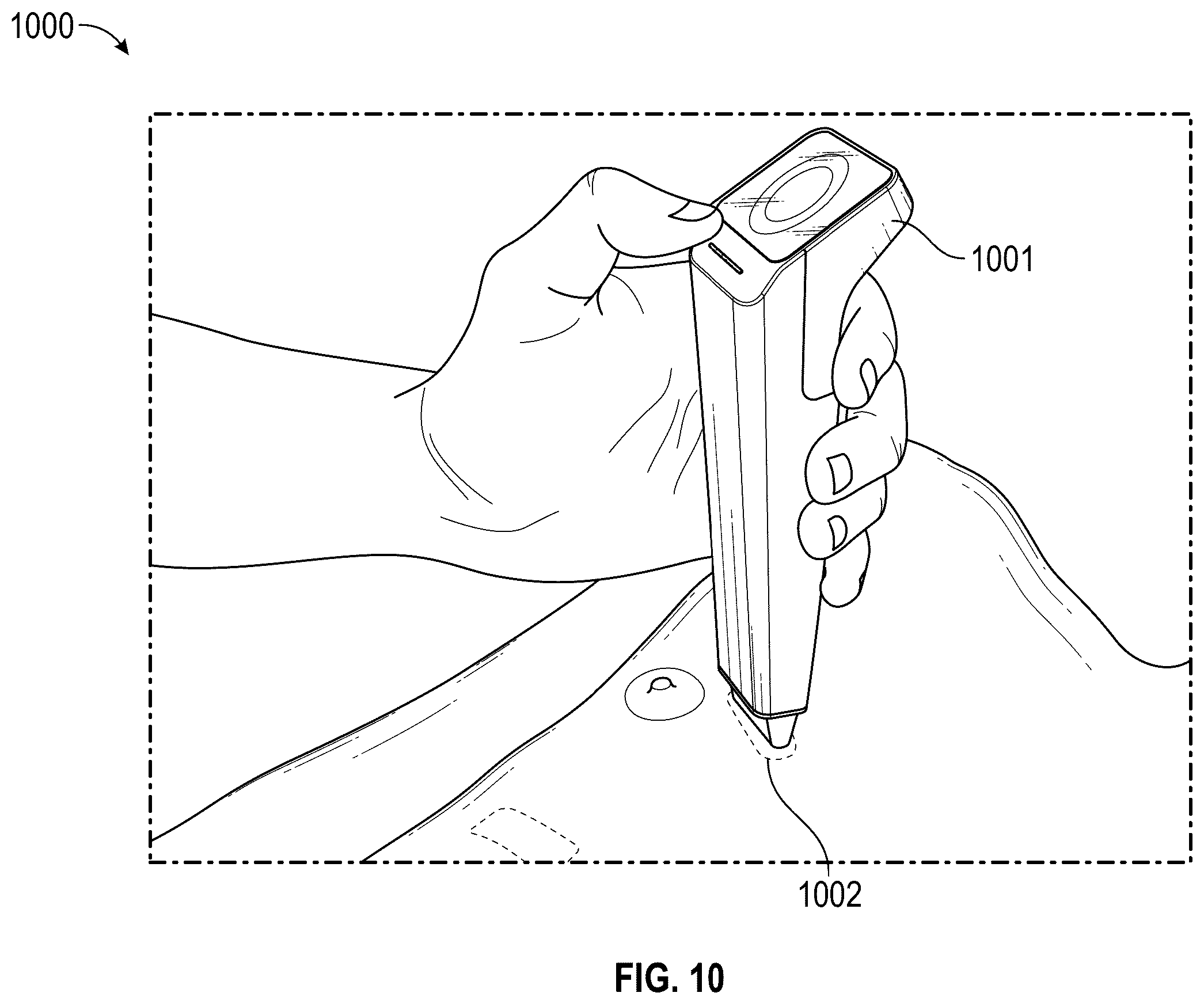 Patent US12350102 Figure 18 – Ultrasound scanner with display interface