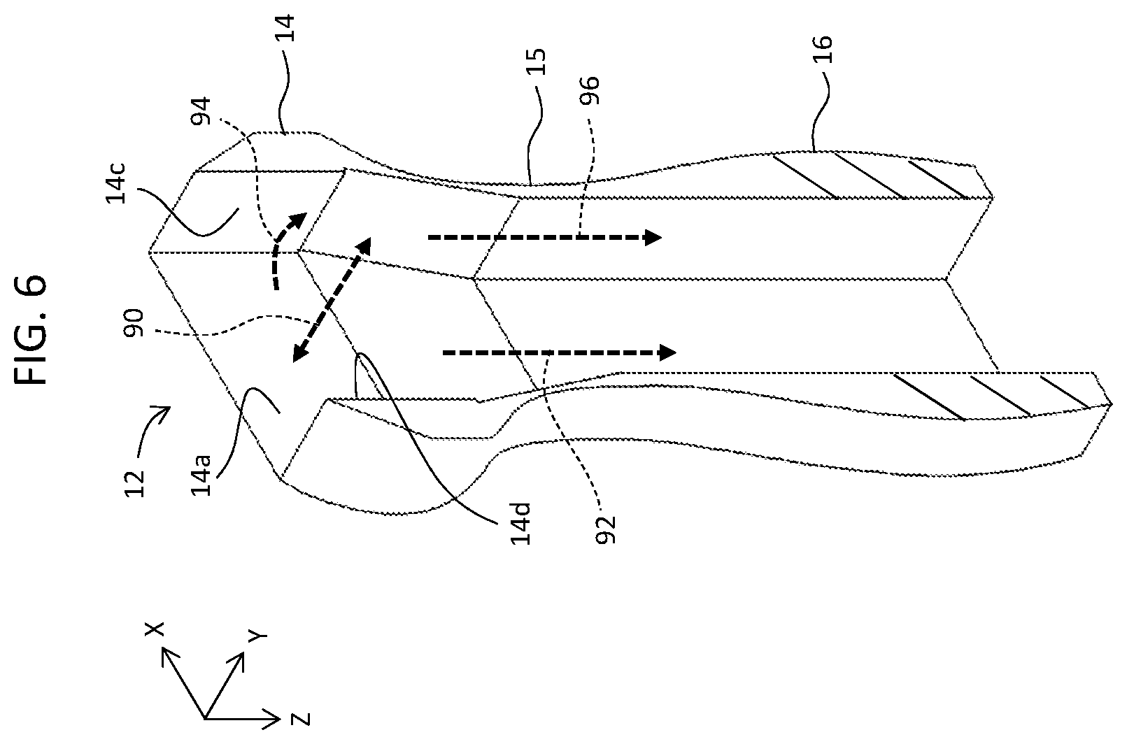 Patent US12350109 Figure 6 – Ultrasound probe