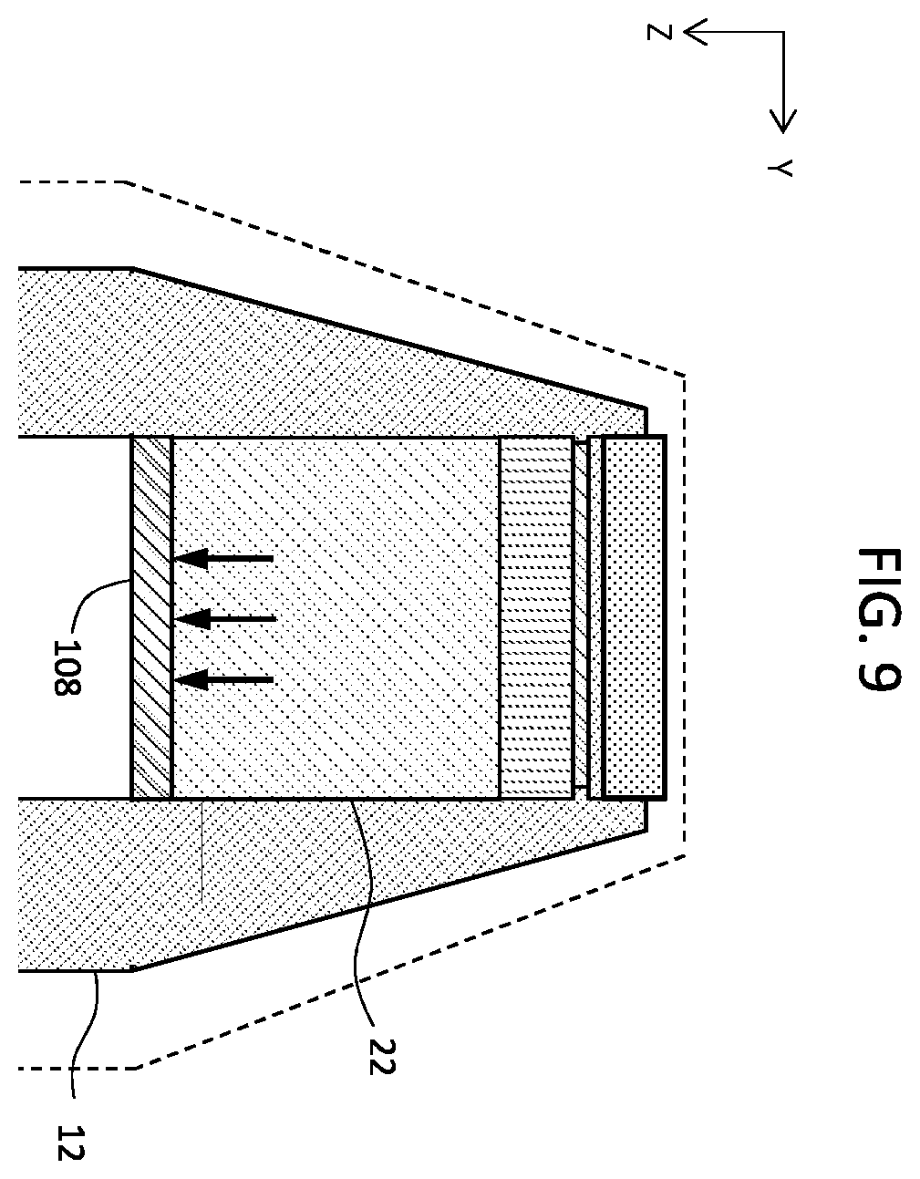 Patent US12350109 Figure 9 – Ultrasound probe