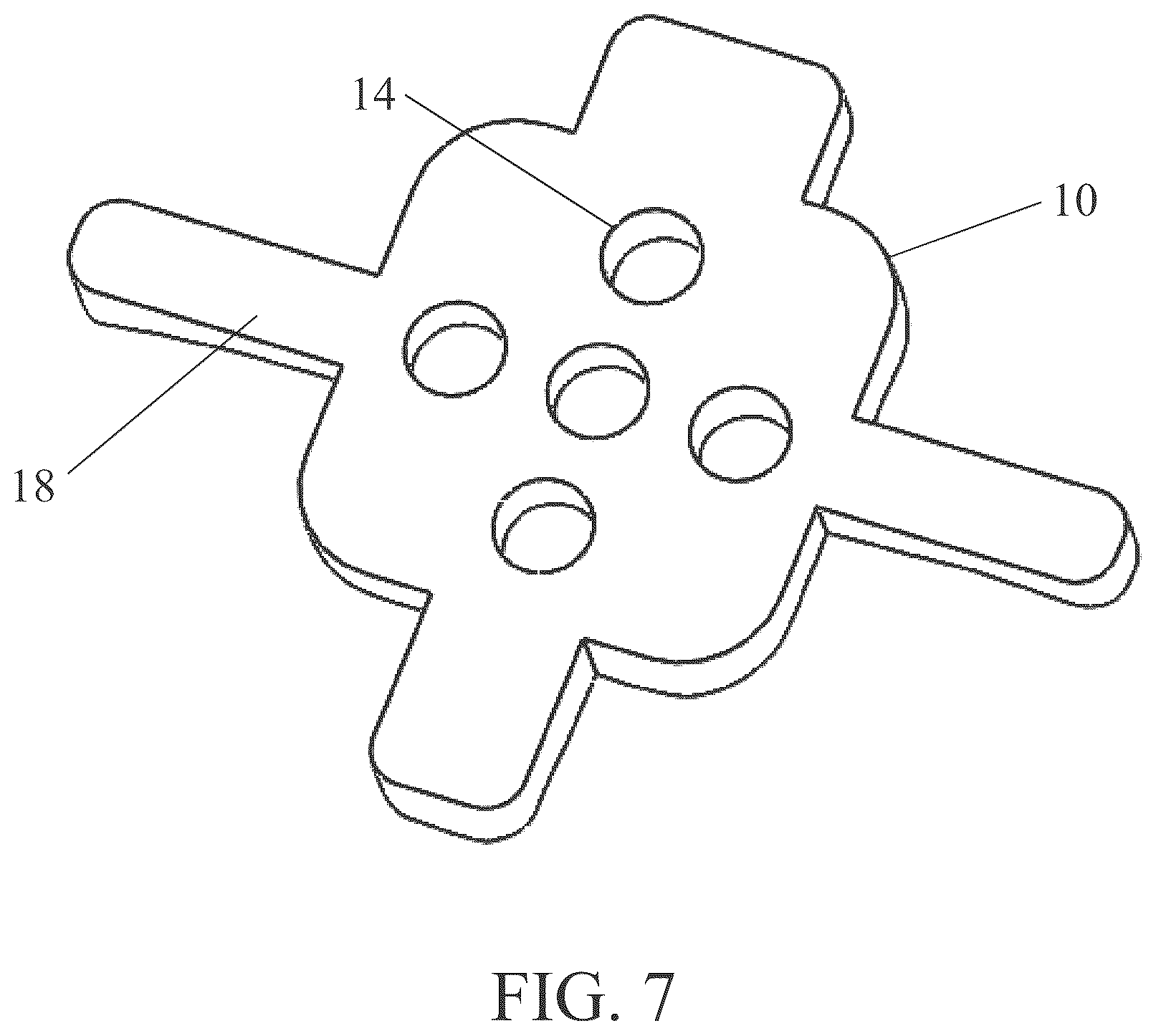 Patent US12350111 Figure 7 – Patient-matched apparatus for use in robotic assisted surgical procedures and methods for using the same