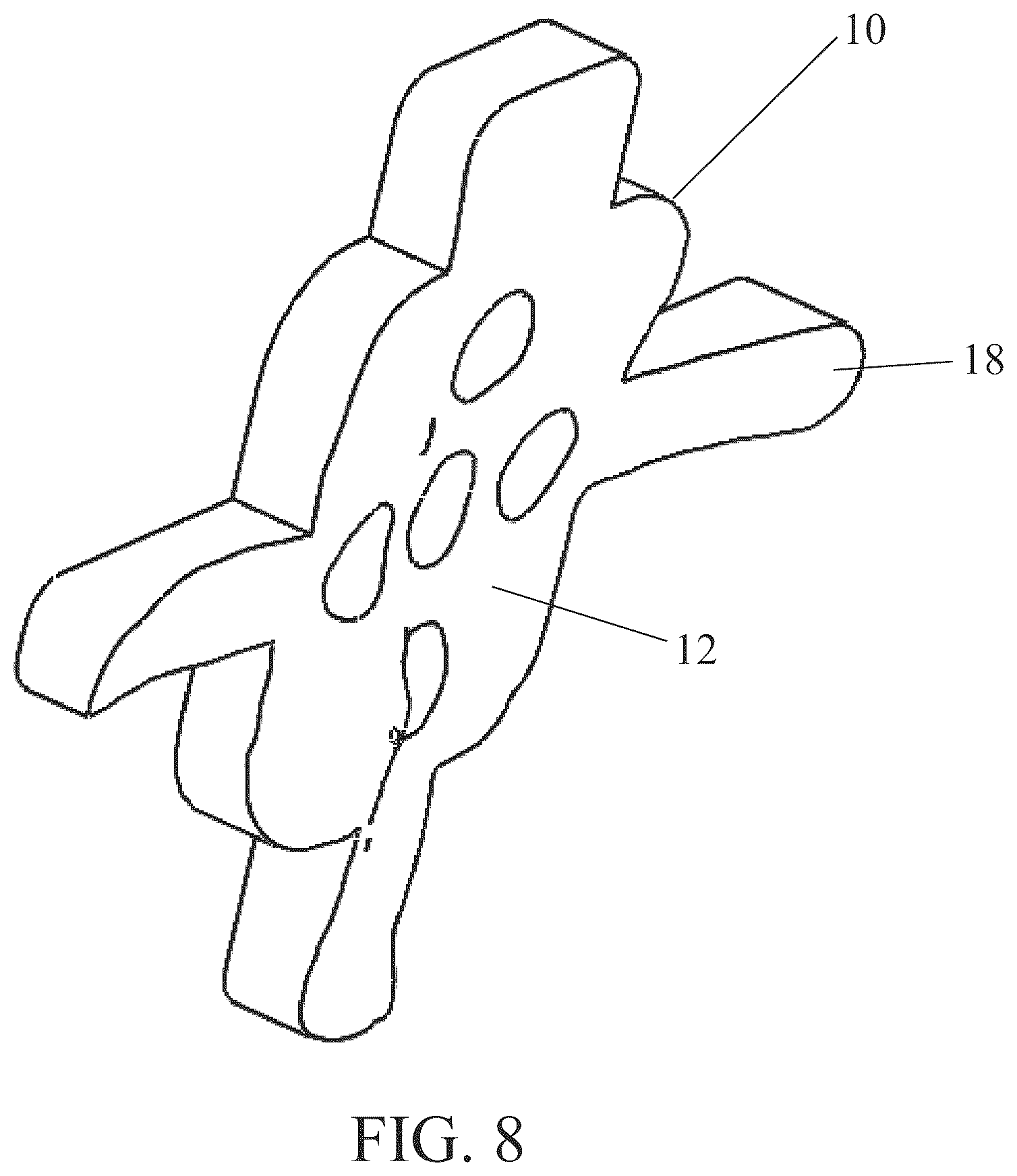 Patent US12350111 Figure 8 – Patient-matched apparatus for use in robotic assisted surgical procedures and methods for using the same