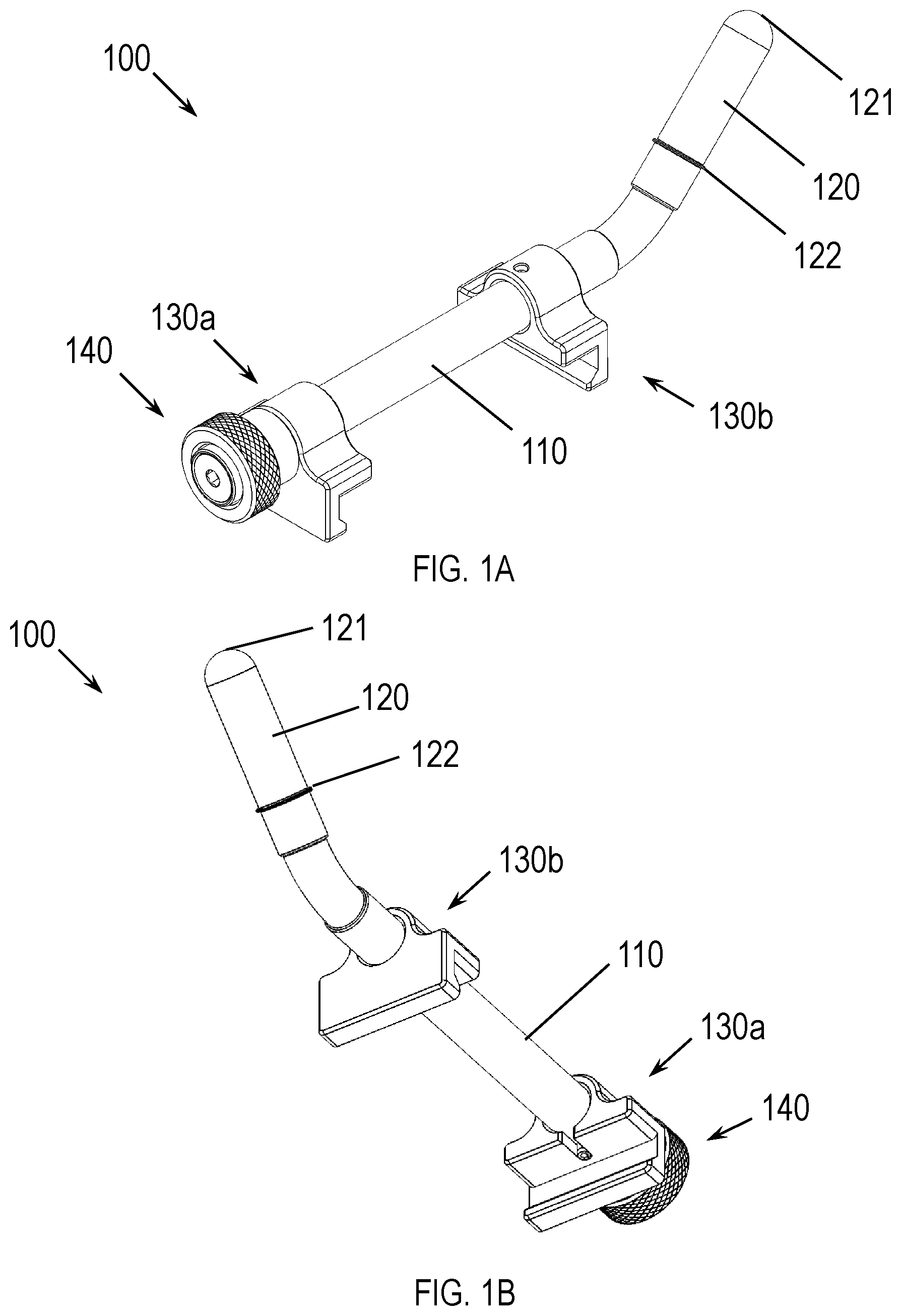 Patent US12350115 Figure 1 – Clamp with mount for a surgical retractor