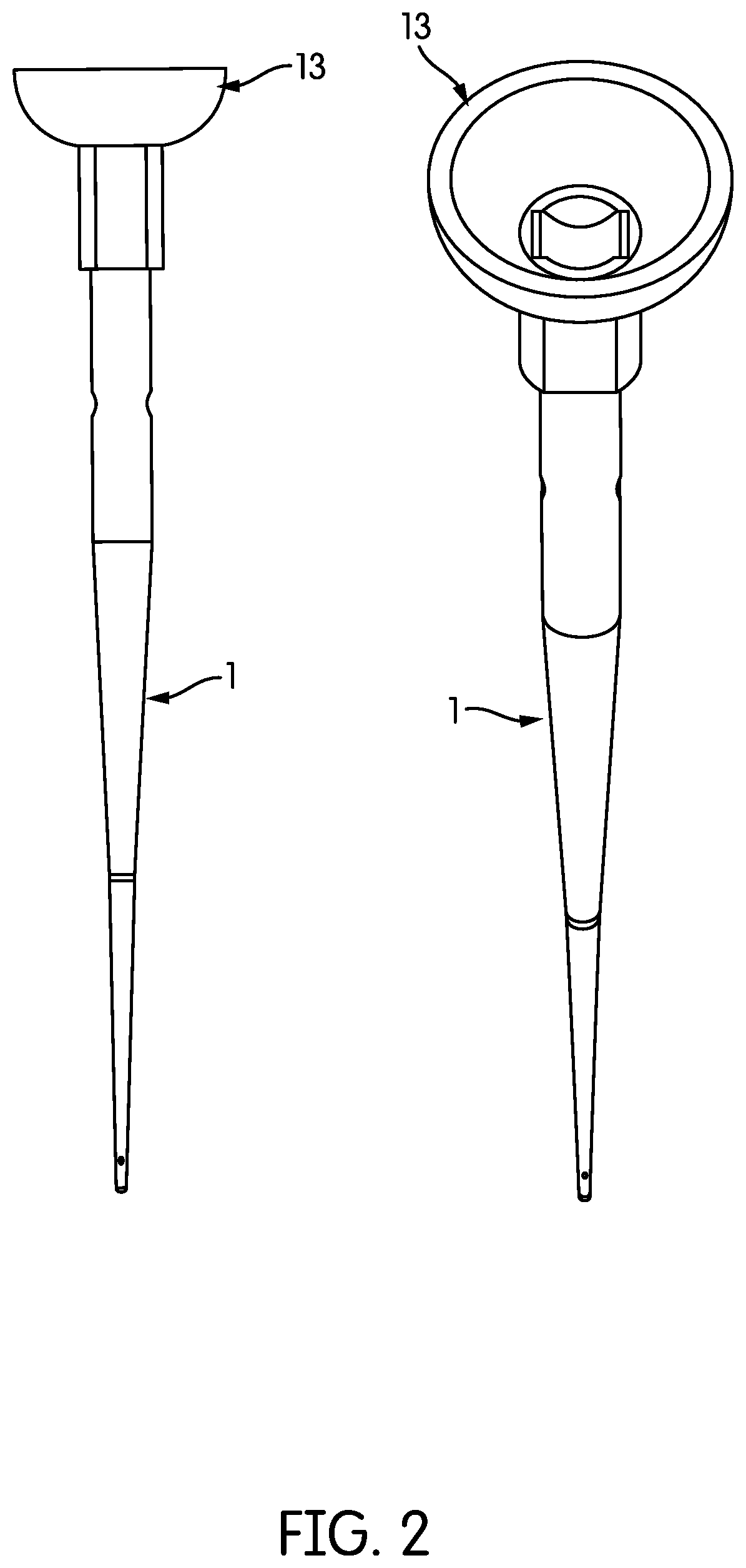 Patent US12350116 Figure 2 – Device for continuous irrigation with activation in endodontics application