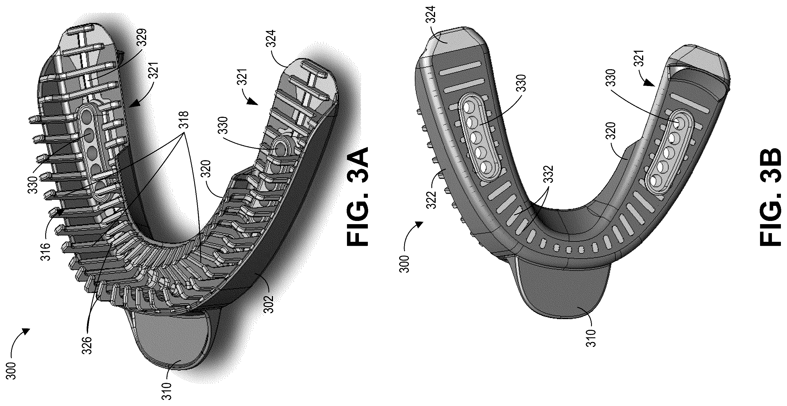 Patent US12350117 Figure 3 – Oral hygiene devices configured for use with orthodontics