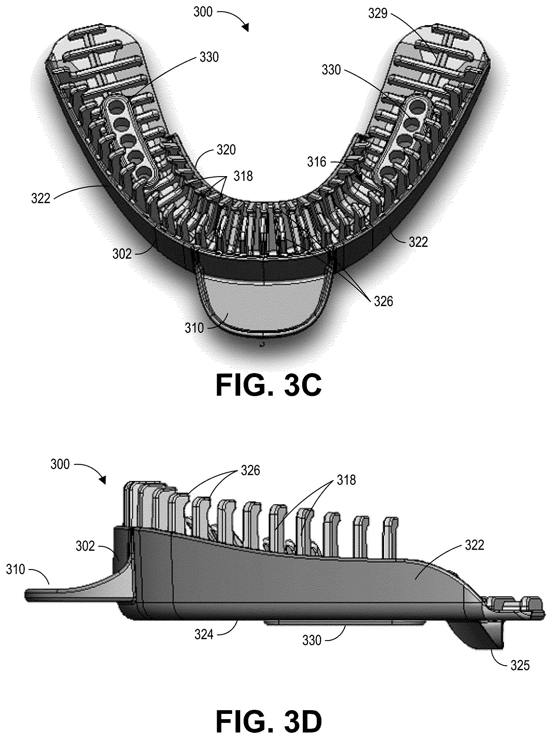 Patent US12350117 Figure 4 – Oral hygiene devices configured for use with orthodontics