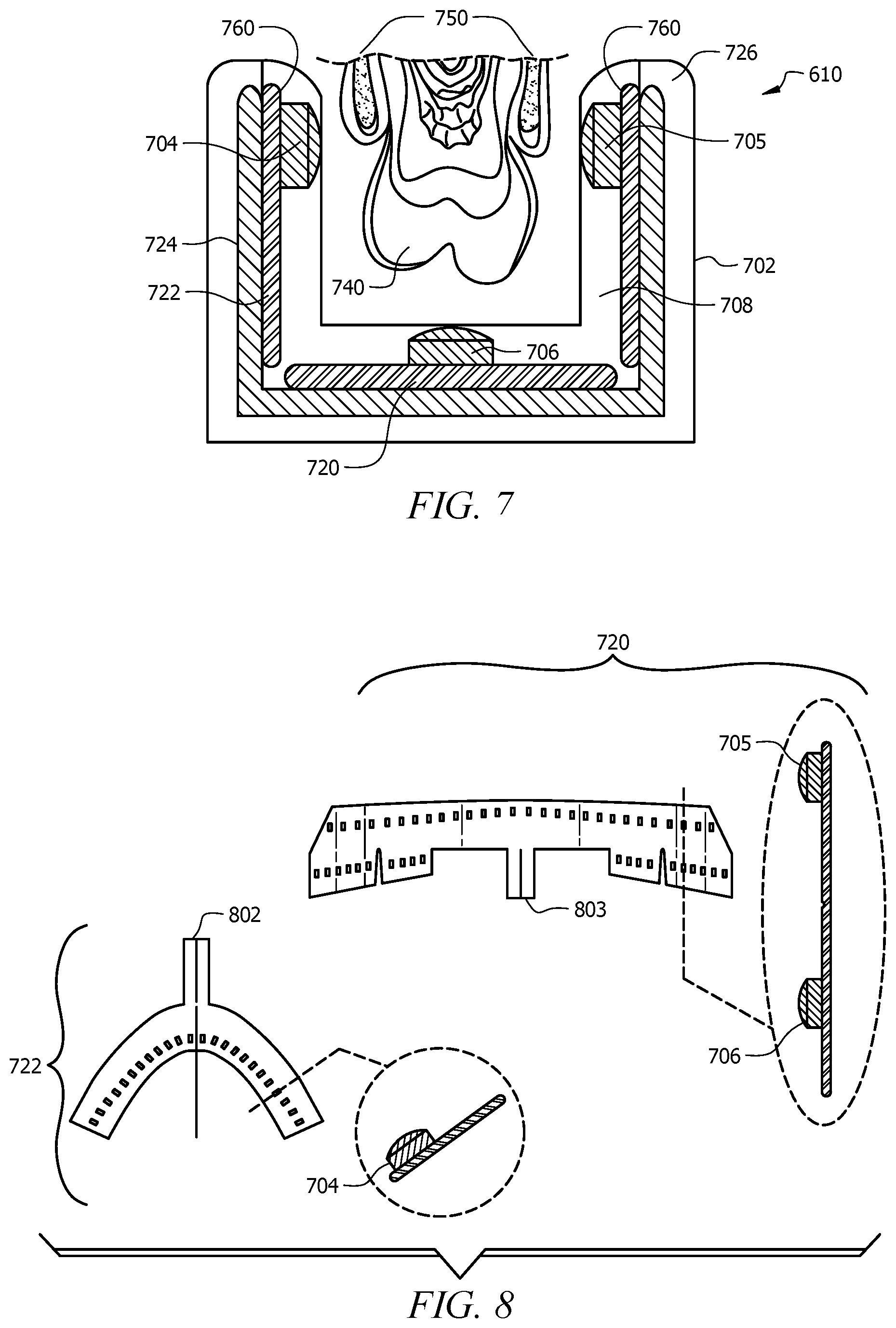 Patent US12350119 Figure 4 – Intra-oral appliance for delivering red, near-infrared and blue light for oral tissue healing