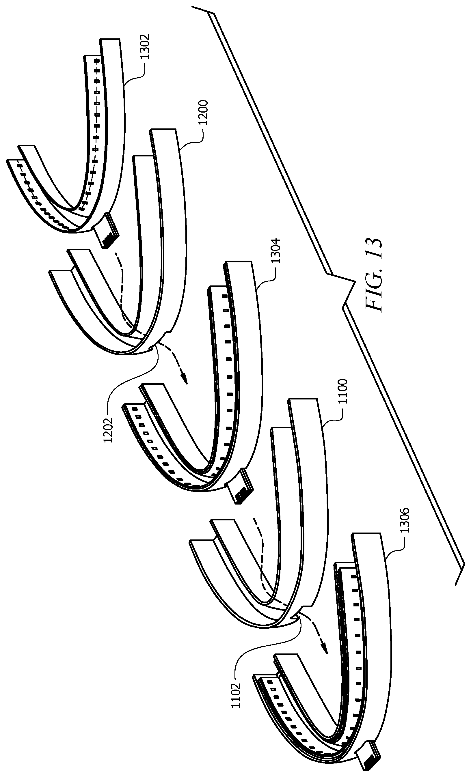 Patent US12350119 Figure 7 – Intra-oral appliance for delivering red, near-infrared and blue light for oral tissue healing