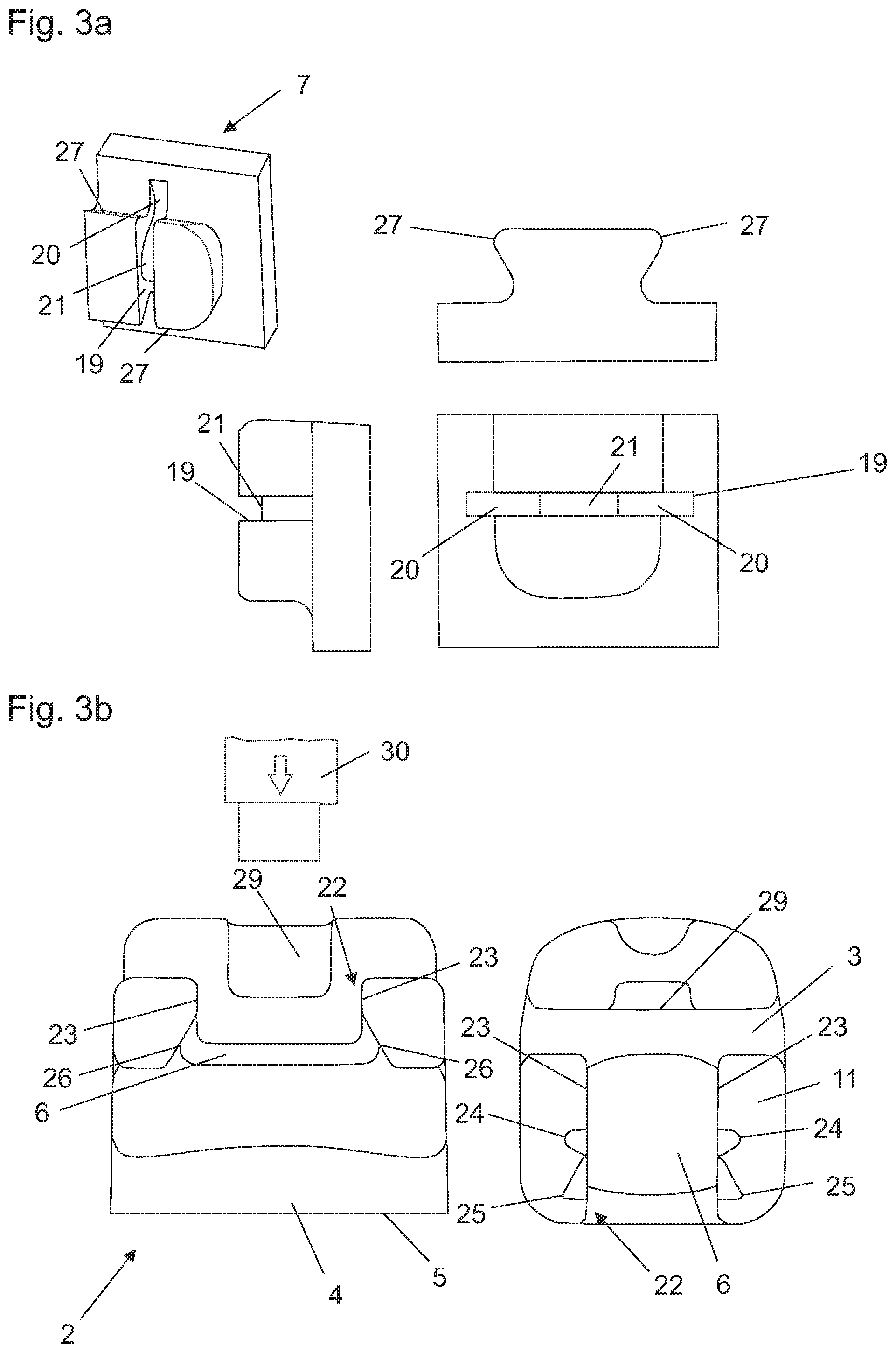 Patent US12350123 Figure 3 – Self-ligating orthodontic bracket