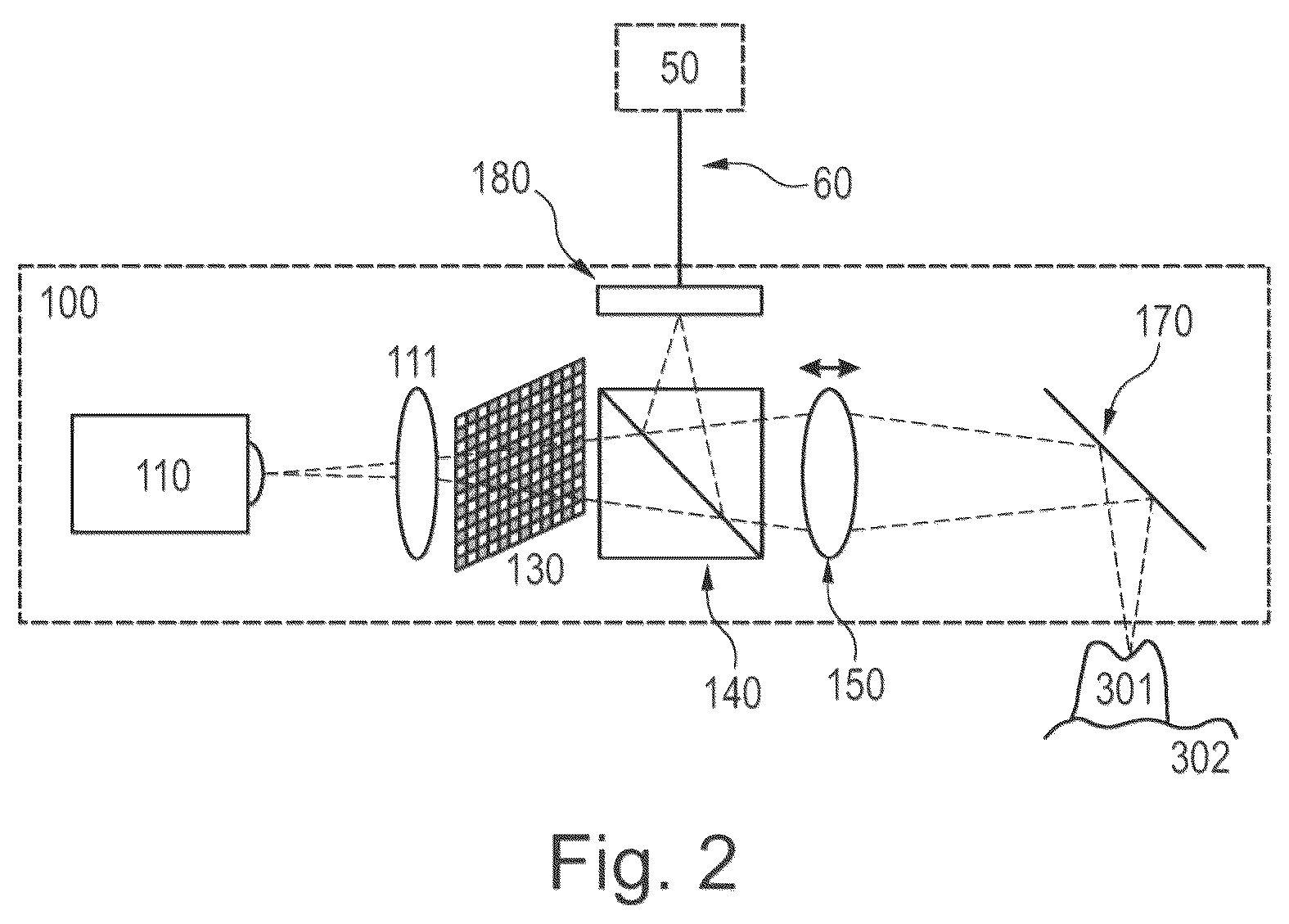 Patent US12350127 Figure 2 – Intraoral scanning with surface differentiation