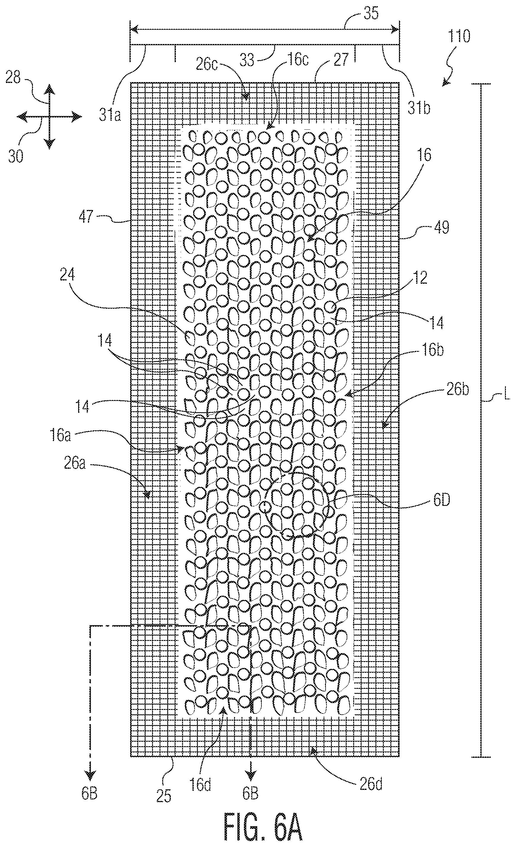 Patent US12350134 Figure 10 – Three-dimensional nonwoven materials and methods of manufacturing thereof