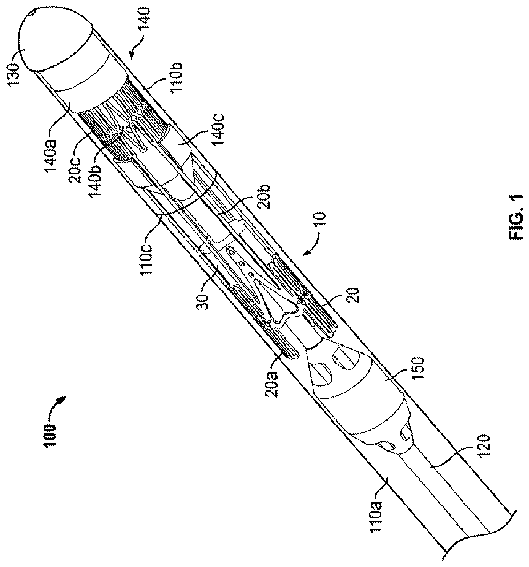 Patent US12350152 Figure 1 – Delivery and retrieval systems for collapsible/expandable prosthetic heart valves