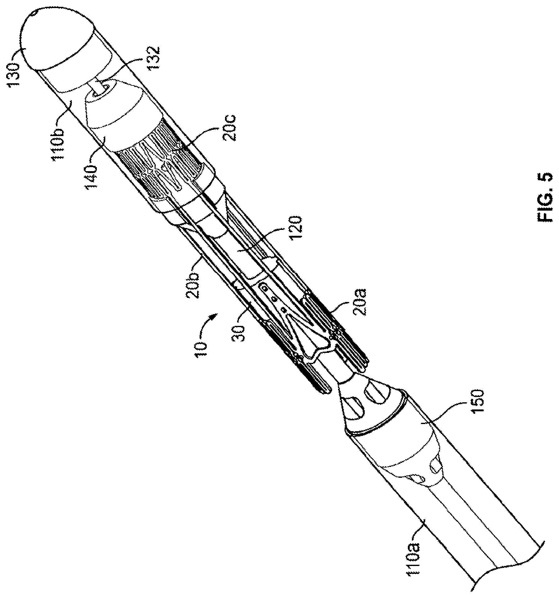 Patent US12350152 Figure 5 – Delivery and retrieval systems for collapsible/expandable prosthetic heart valves