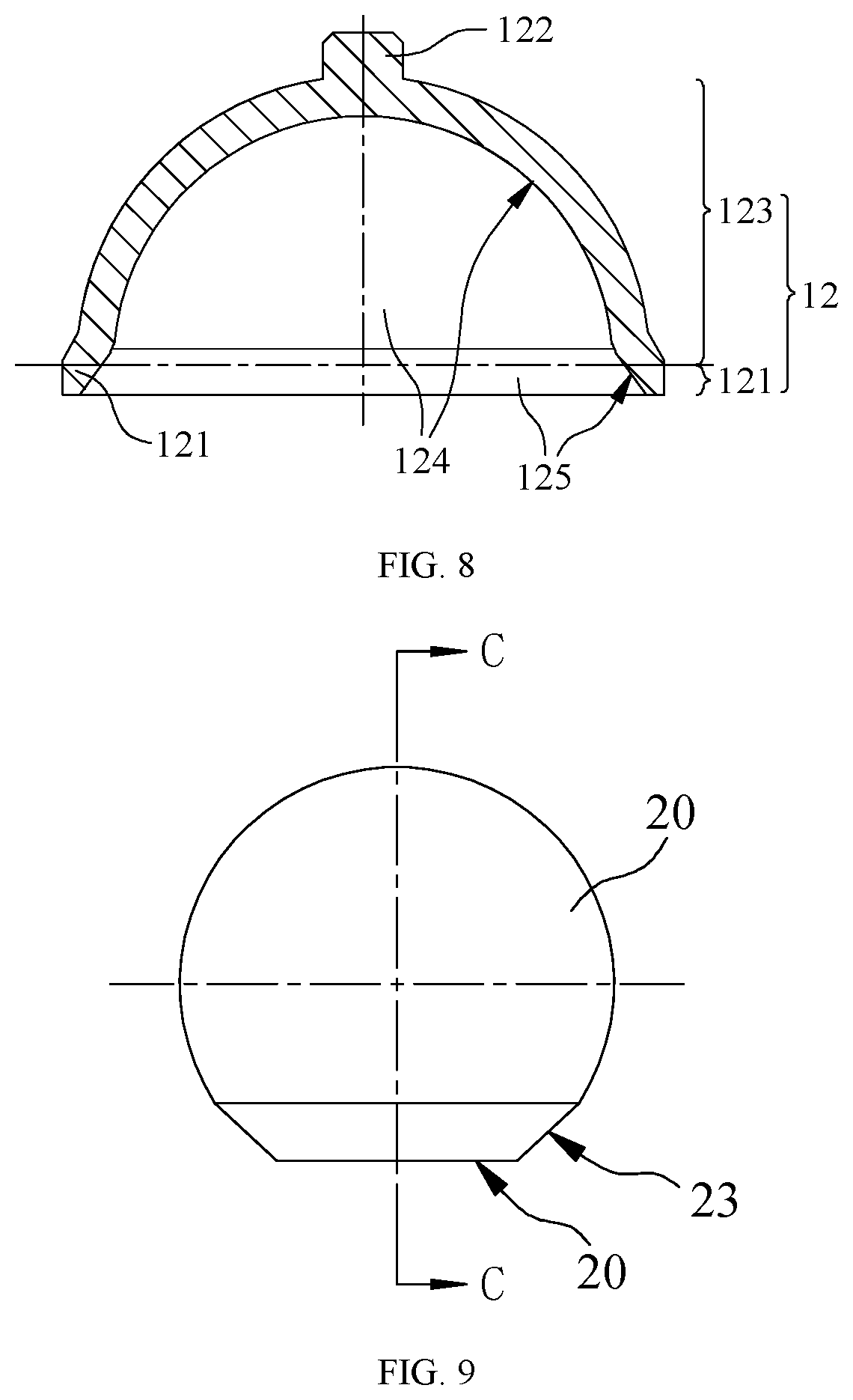 Patent US12350162 Figure 4 – Acetabular cup and hip joint prosthesis assembly