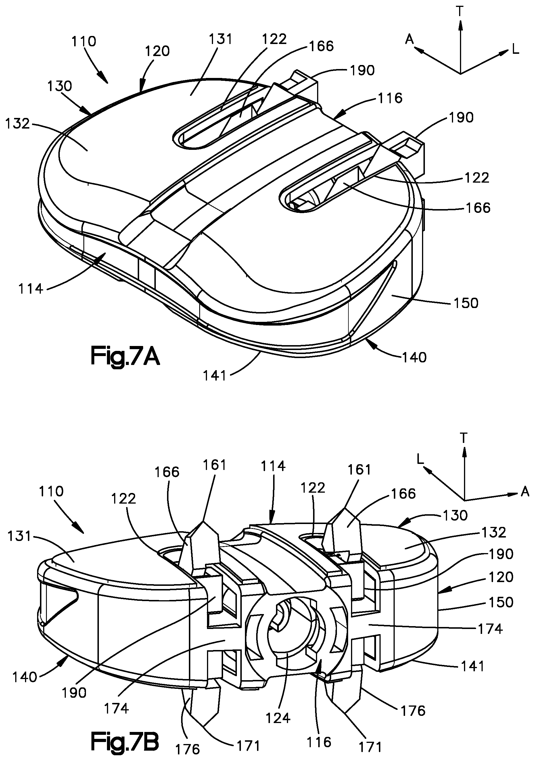 Patent US12350167 Figure 6 – Intervertebral cages with deployable anchors