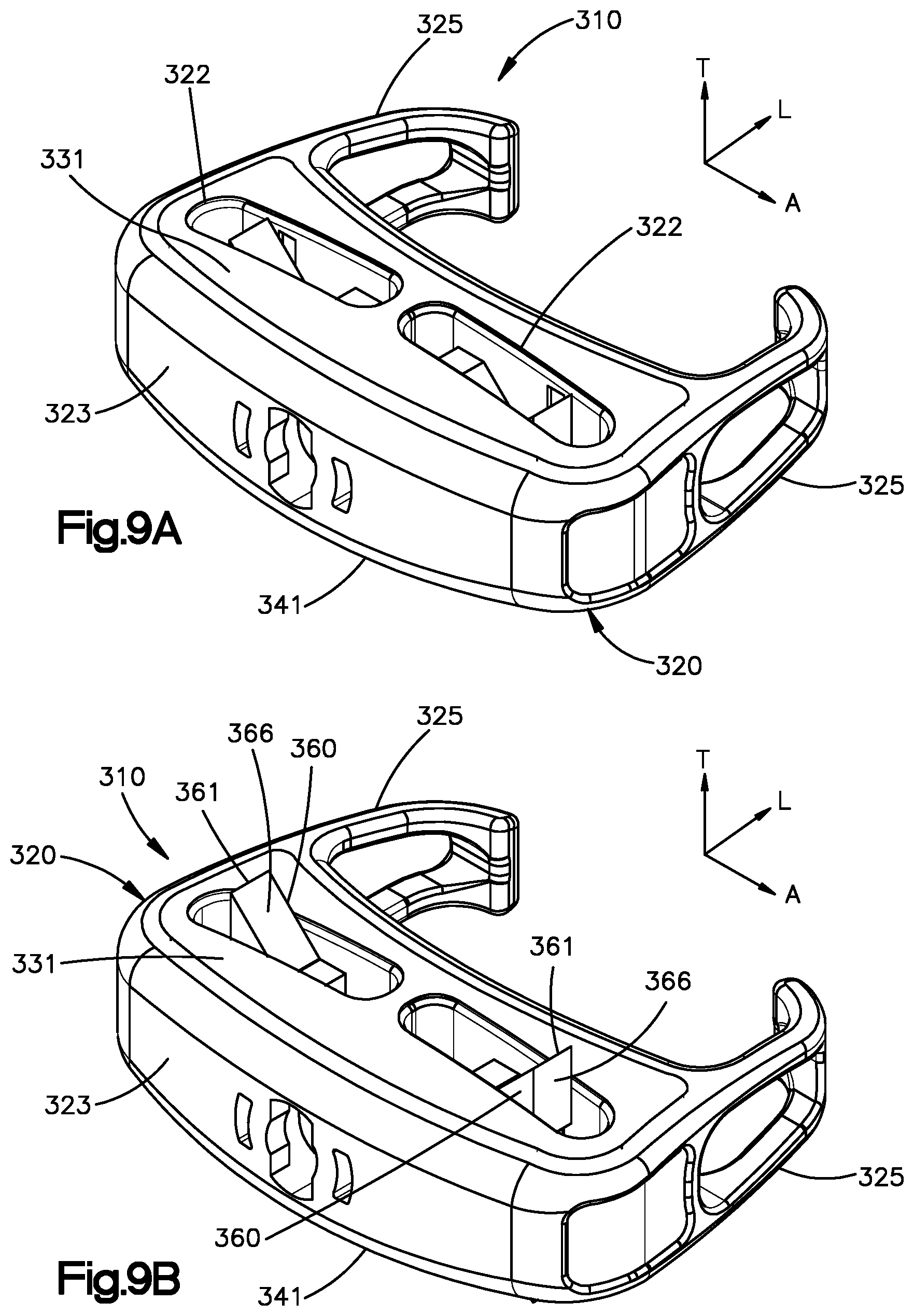 Patent US12350167 Figure 9 – Intervertebral cages with deployable anchors