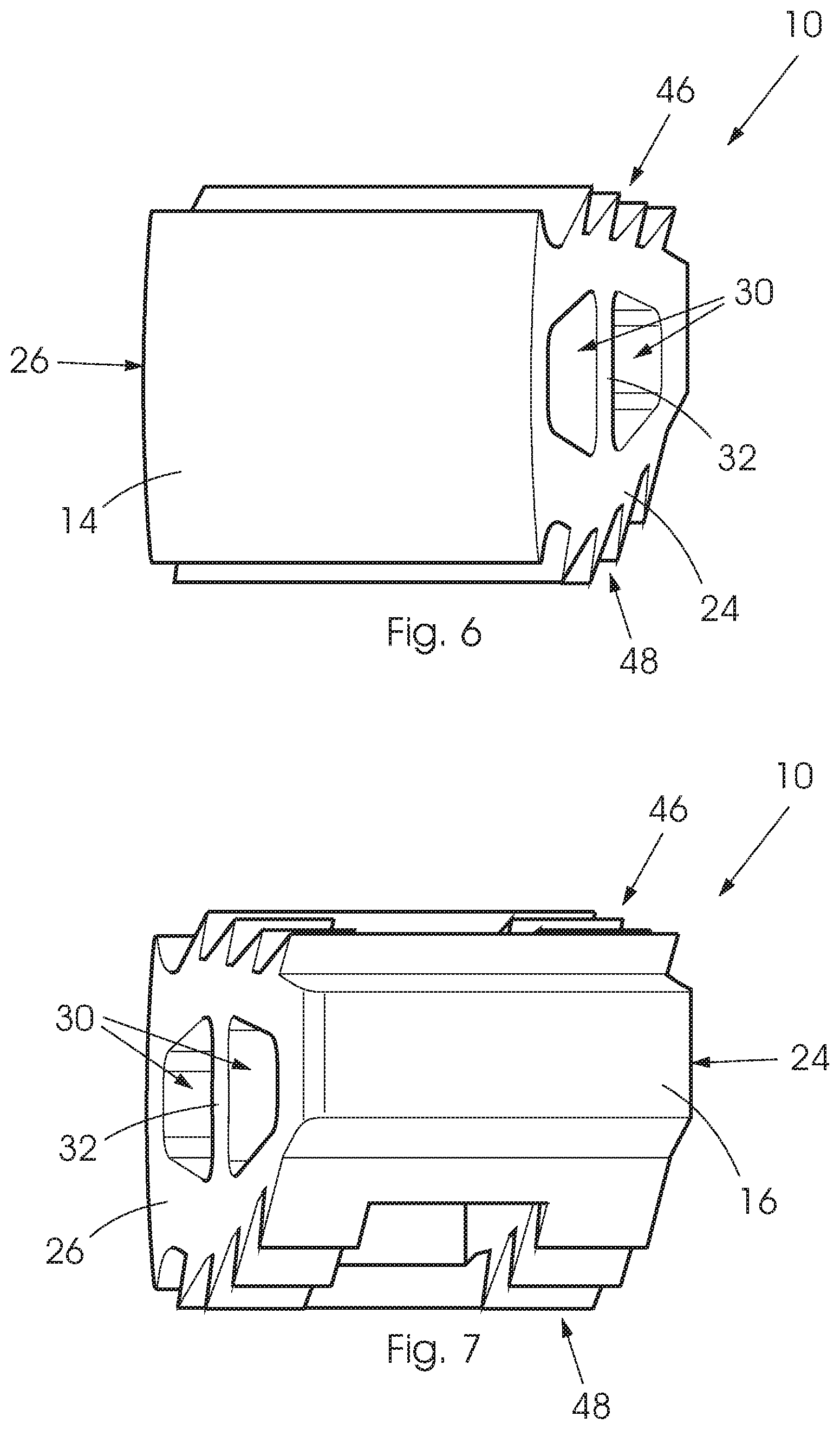 Patent US12350168 Figure 4 – Intervertebral fusion cage
