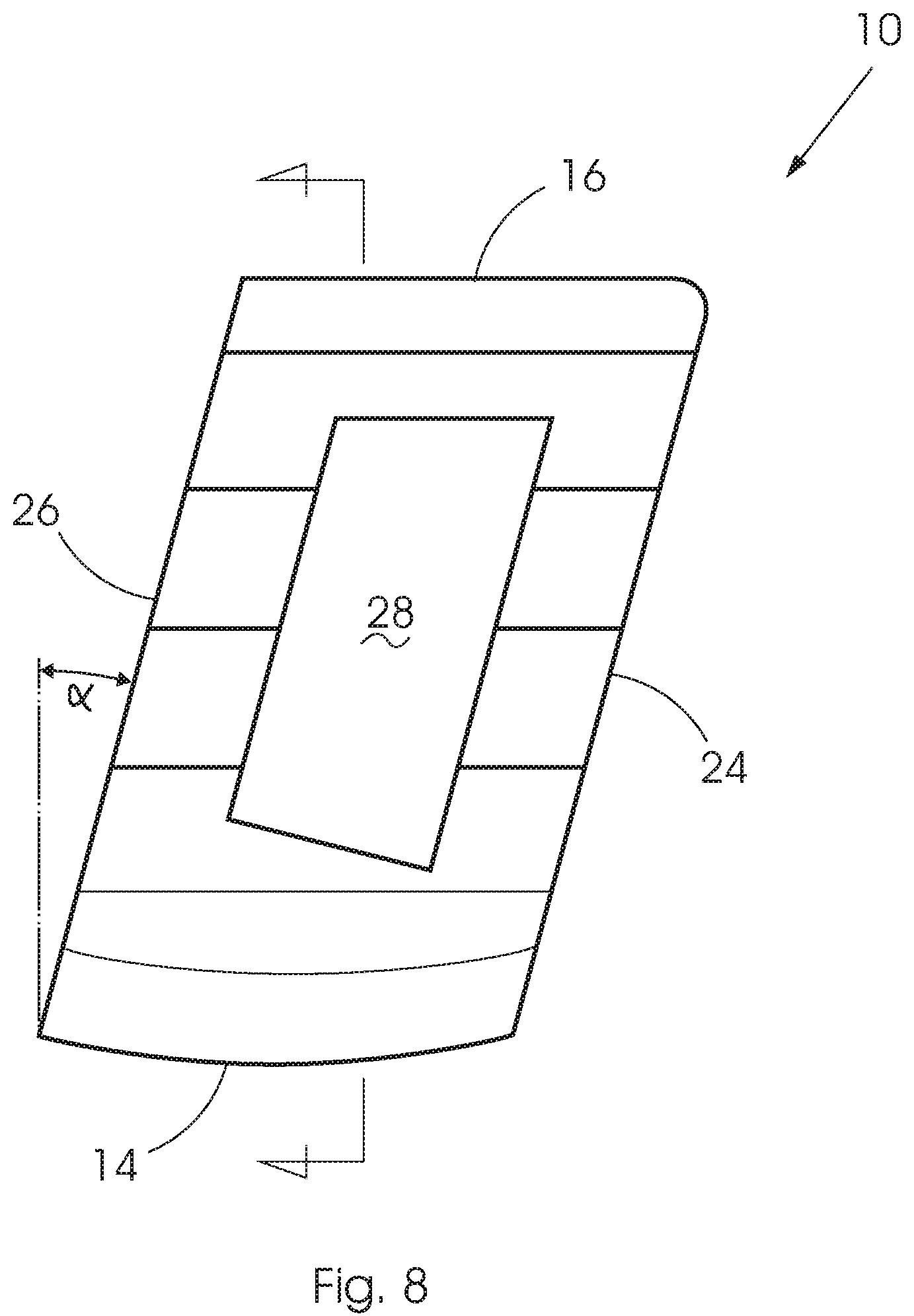 Patent US12350168 Figure 5 – Intervertebral fusion cage