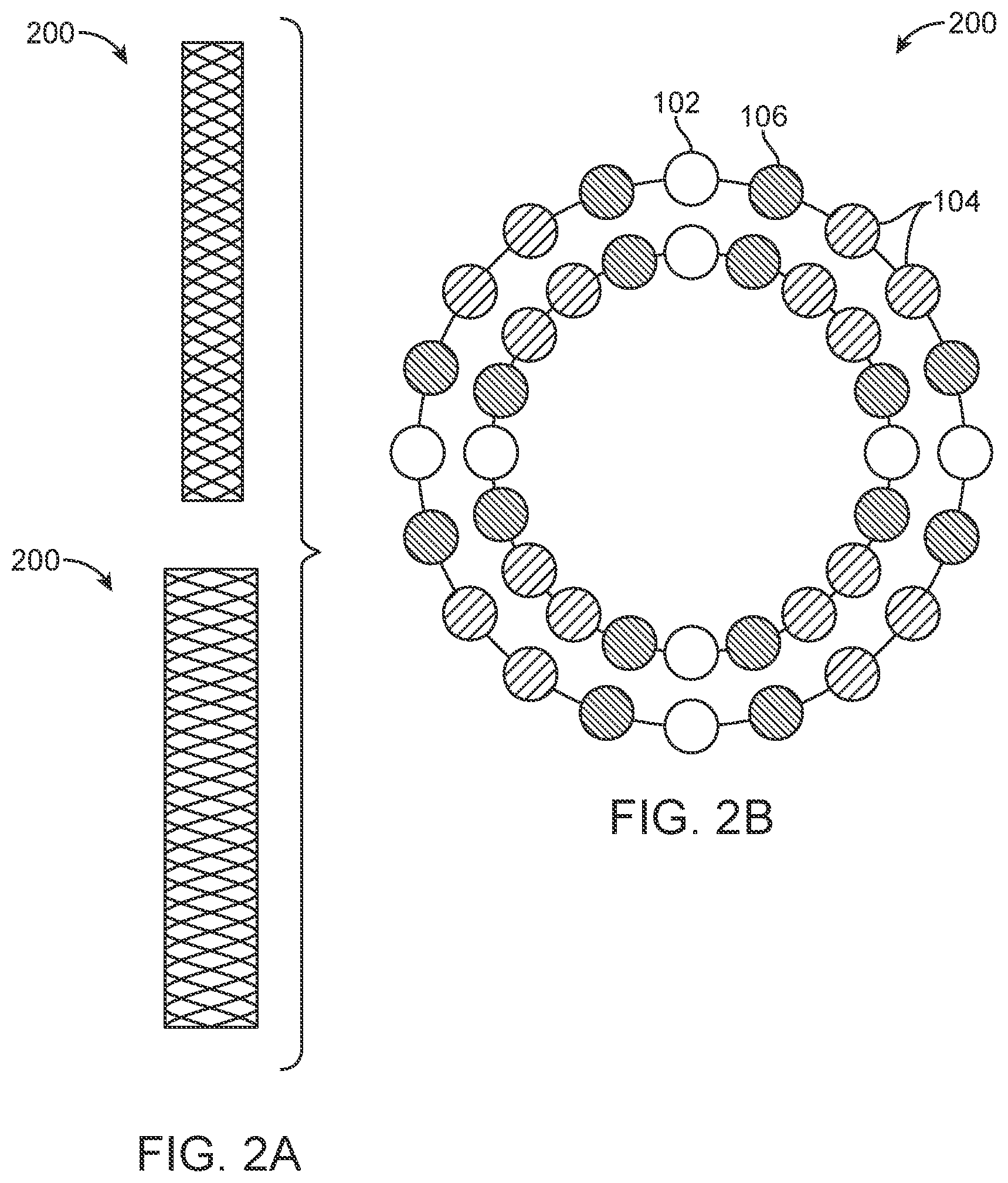 Patent US12350178 Figure 2 – Stent braid pattern with enhanced radiopacity