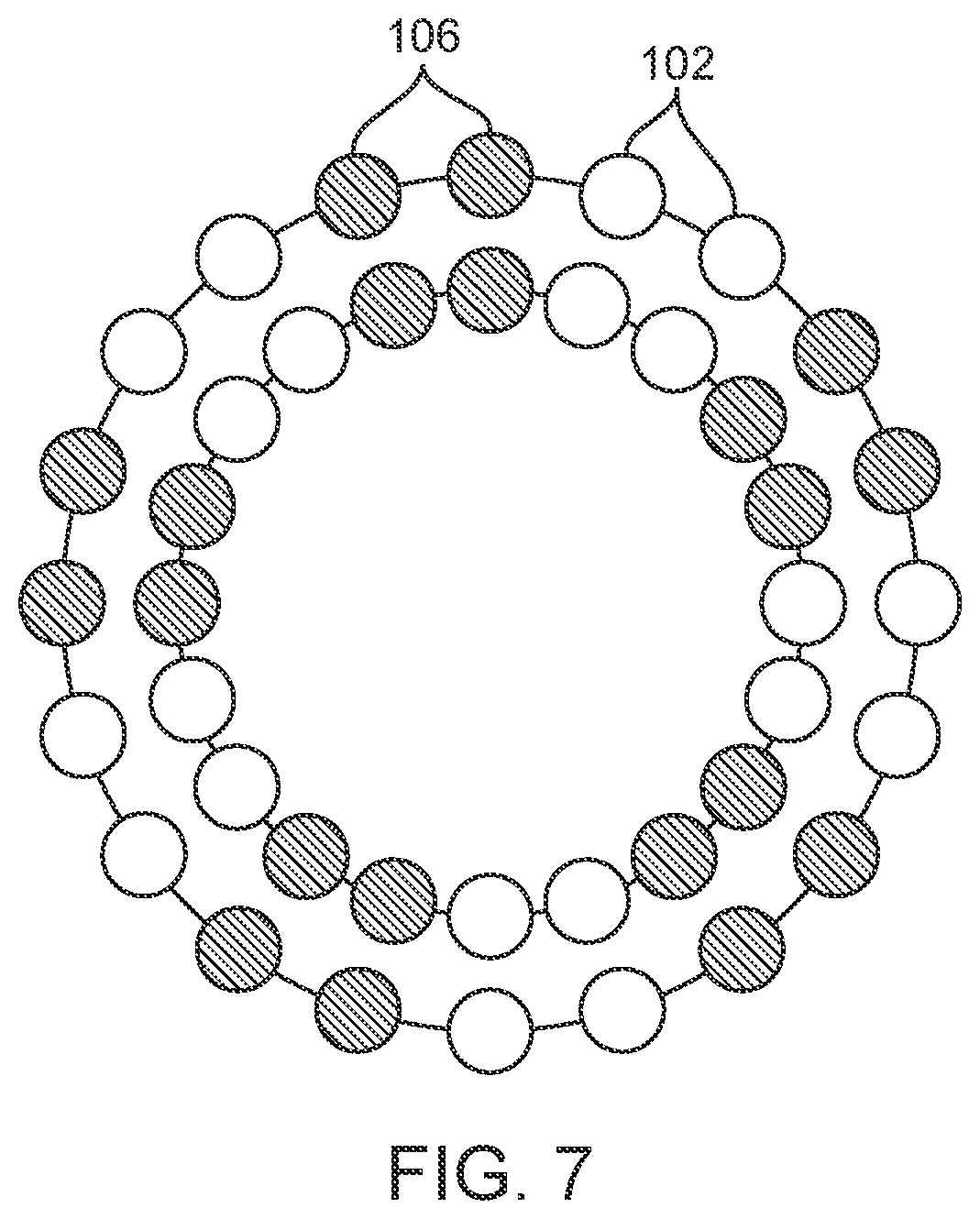 Patent US12350178 Figure 6 – Stent braid pattern with enhanced radiopacity