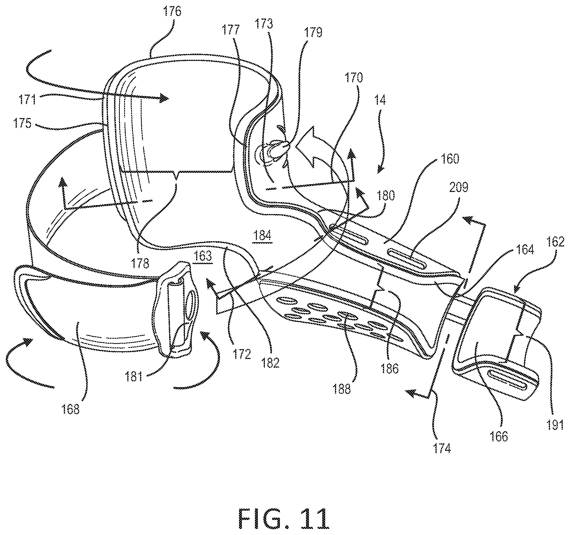 Patent US12350180 Figure 10 – Shoulder immobilizer and arm apparatus