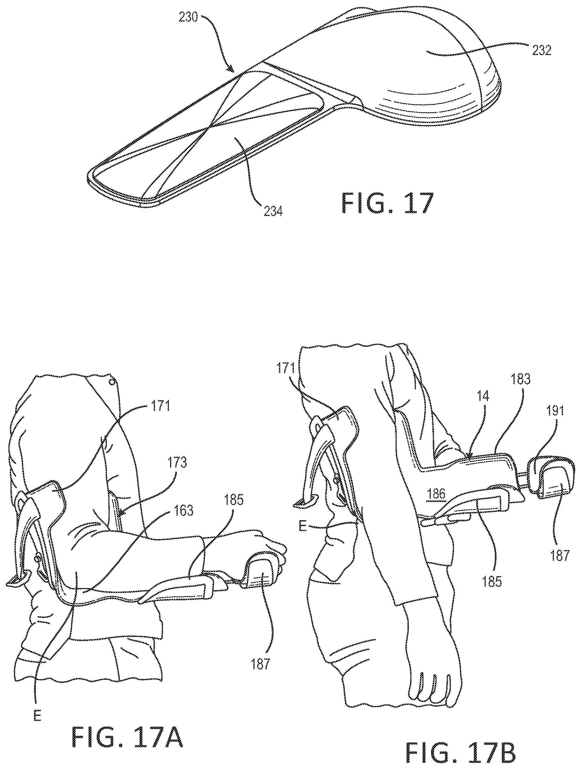 Patent US12350180 Figure 14 – Shoulder immobilizer and arm apparatus