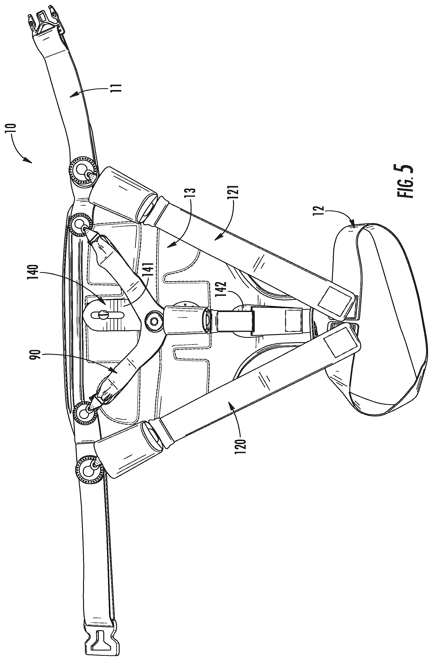 Patent US12350182 Figure 5 – Pain management and post-operative hip orthosis