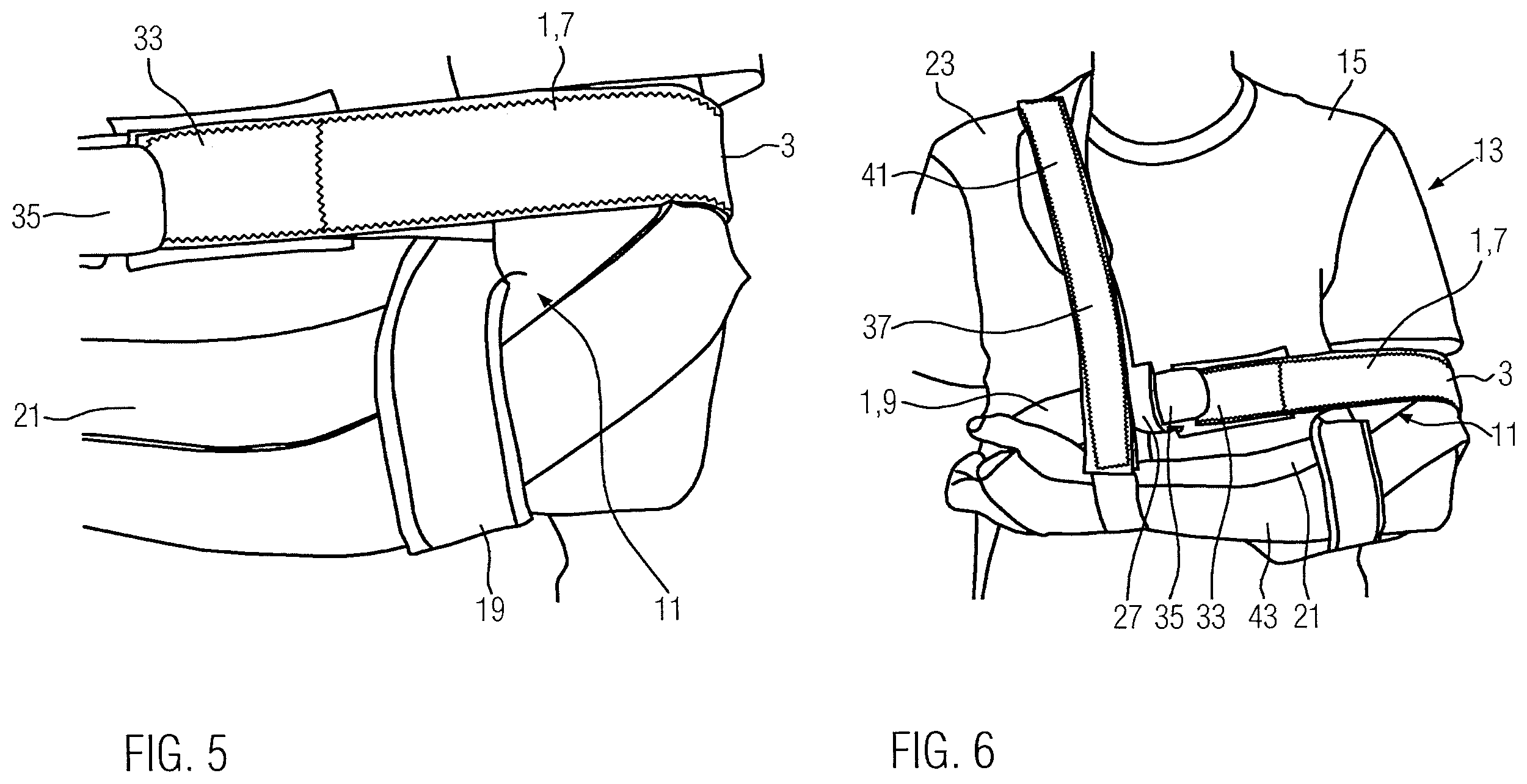 Patent US12350185 Figure 3 – Orthosis for fixing a shoulder joint