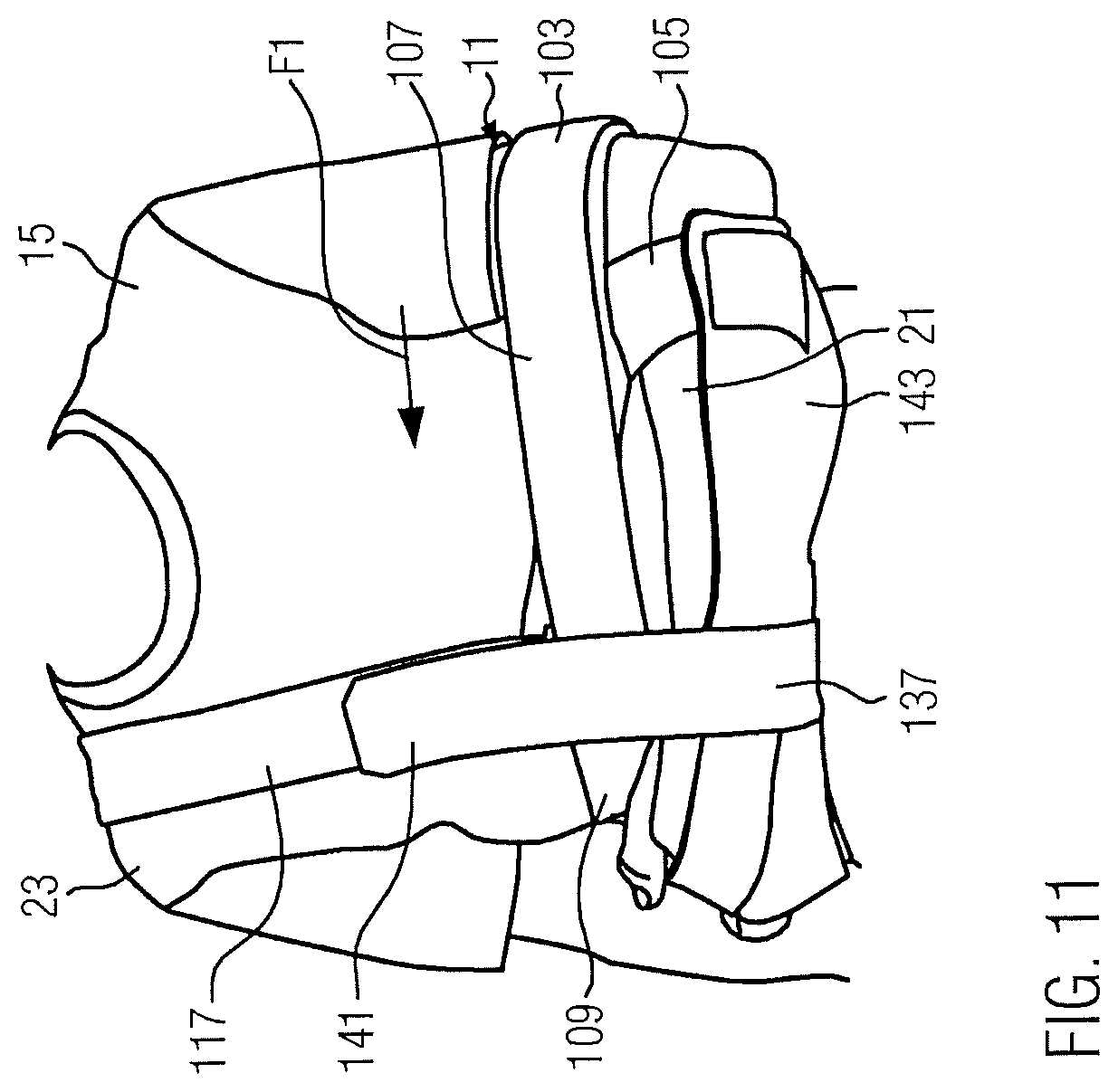 Patent US12350185 Figure 6 – Orthosis for fixing a shoulder joint