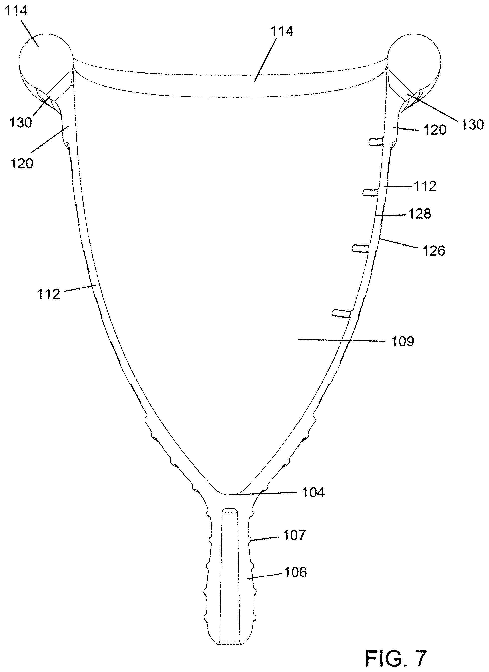 Patent US12350189 Figure 7 – Menstrual collection device, applicator and a method of inserting a menstrual collection device with an applicator
