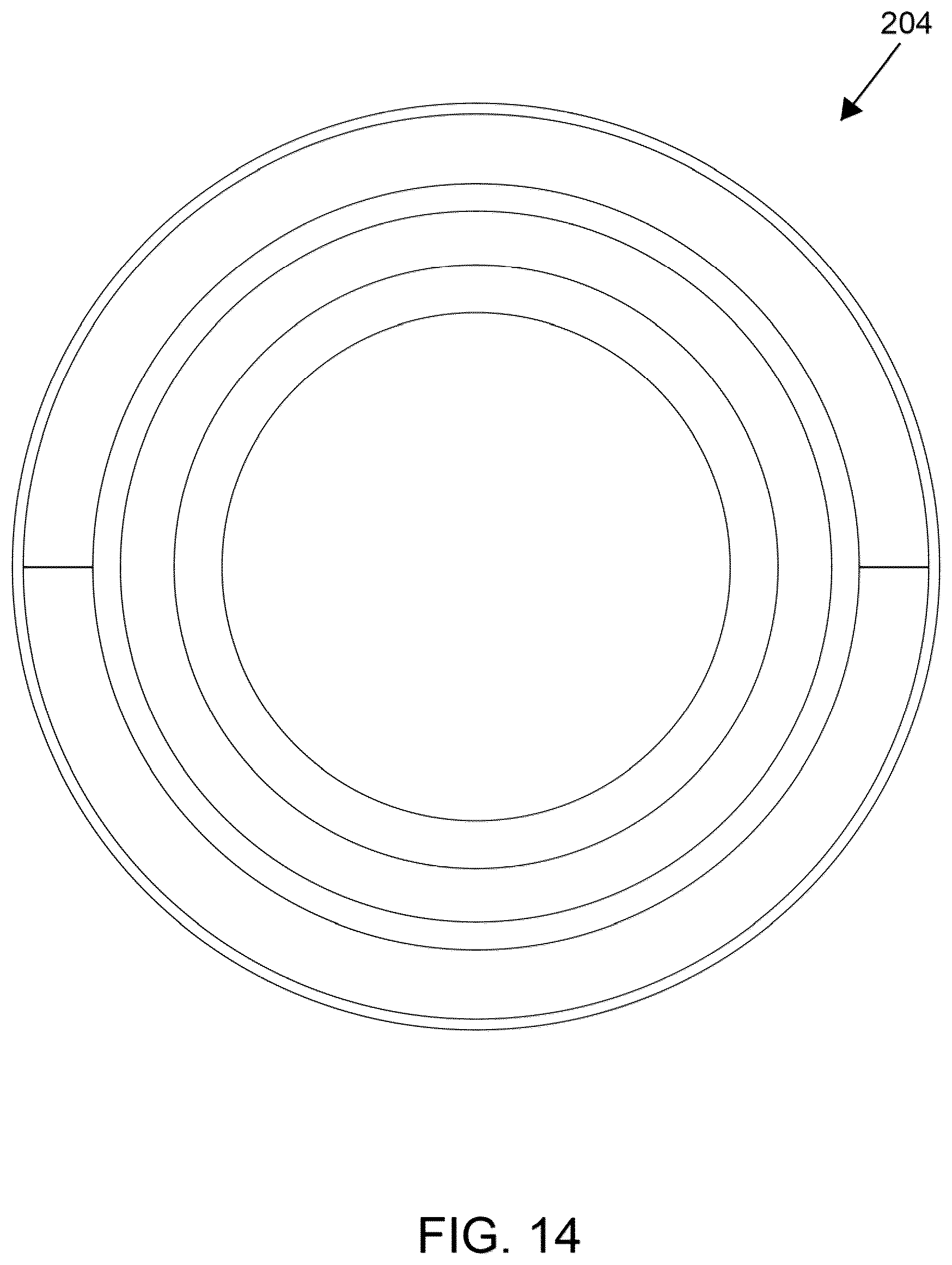 Patent US12350189 Figure 14 – Menstrual collection device, applicator and a method of inserting a menstrual collection device with an applicator