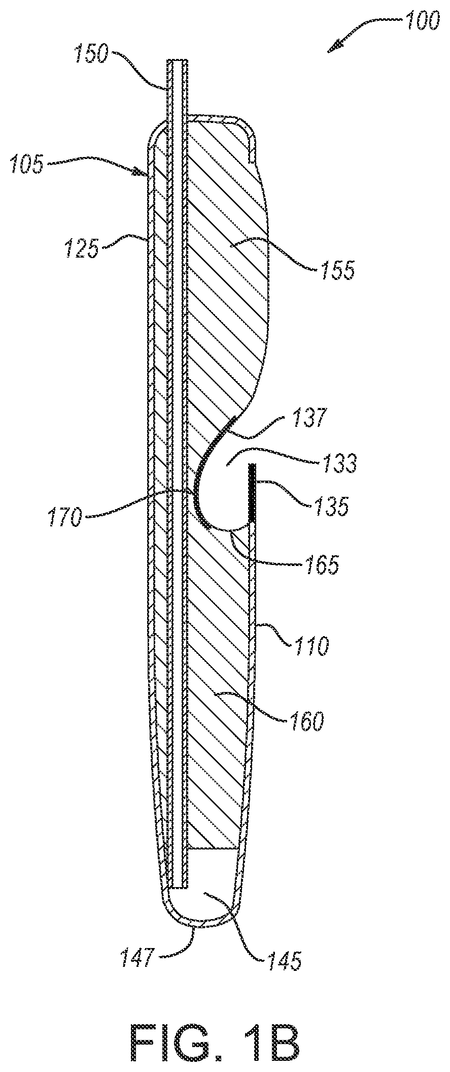 Patent US12350190 Figure 2 – Urine collection devices having a relatively wide portion and an elongated portion and related methods