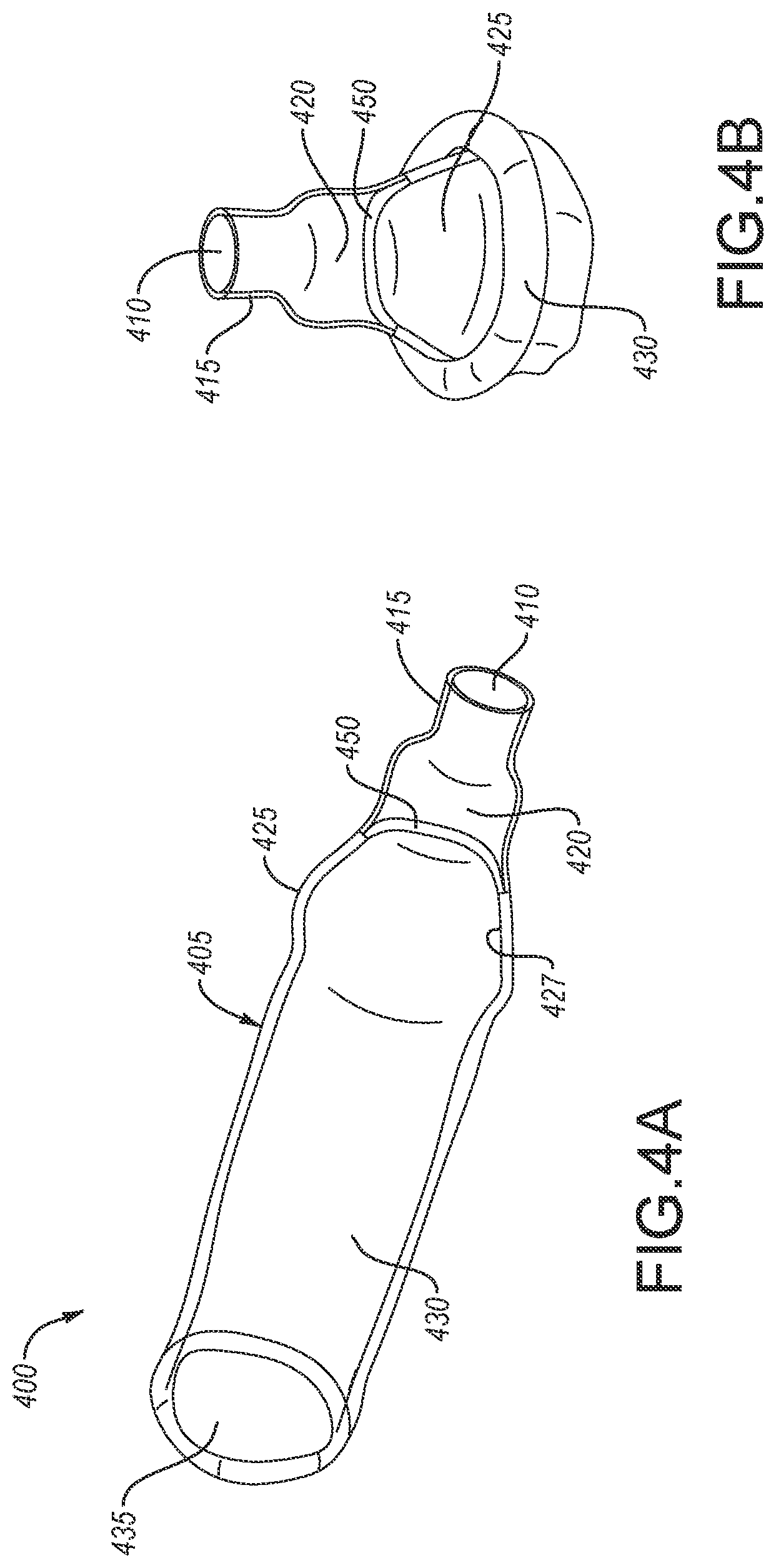 Patent US12350190 Figure 9 – Urine collection devices having a relatively wide portion and an elongated portion and related methods