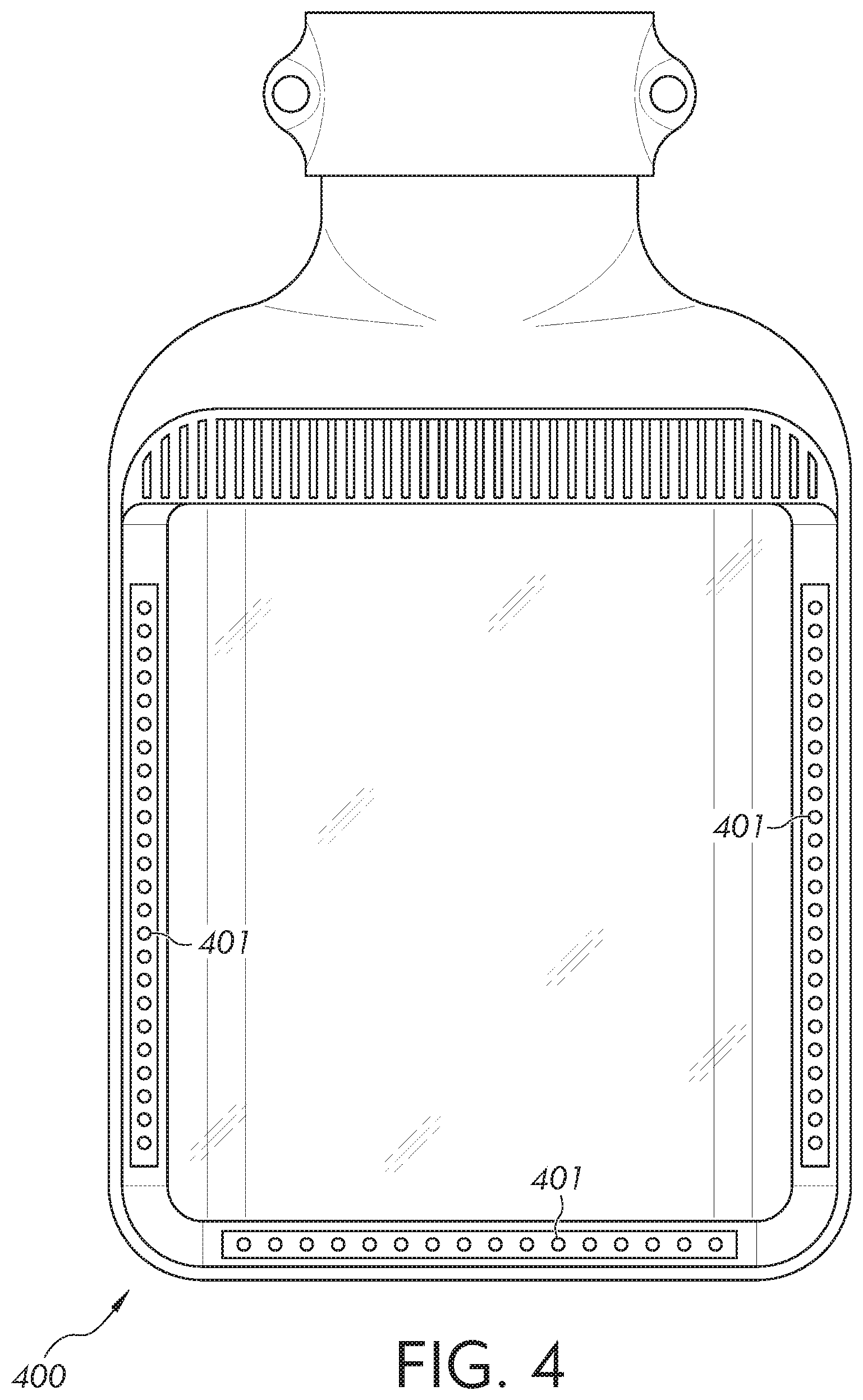 Patent US12350200 Figure 4 – Protective apparatuses for minimizing risk of transmission of infection and associated systems
