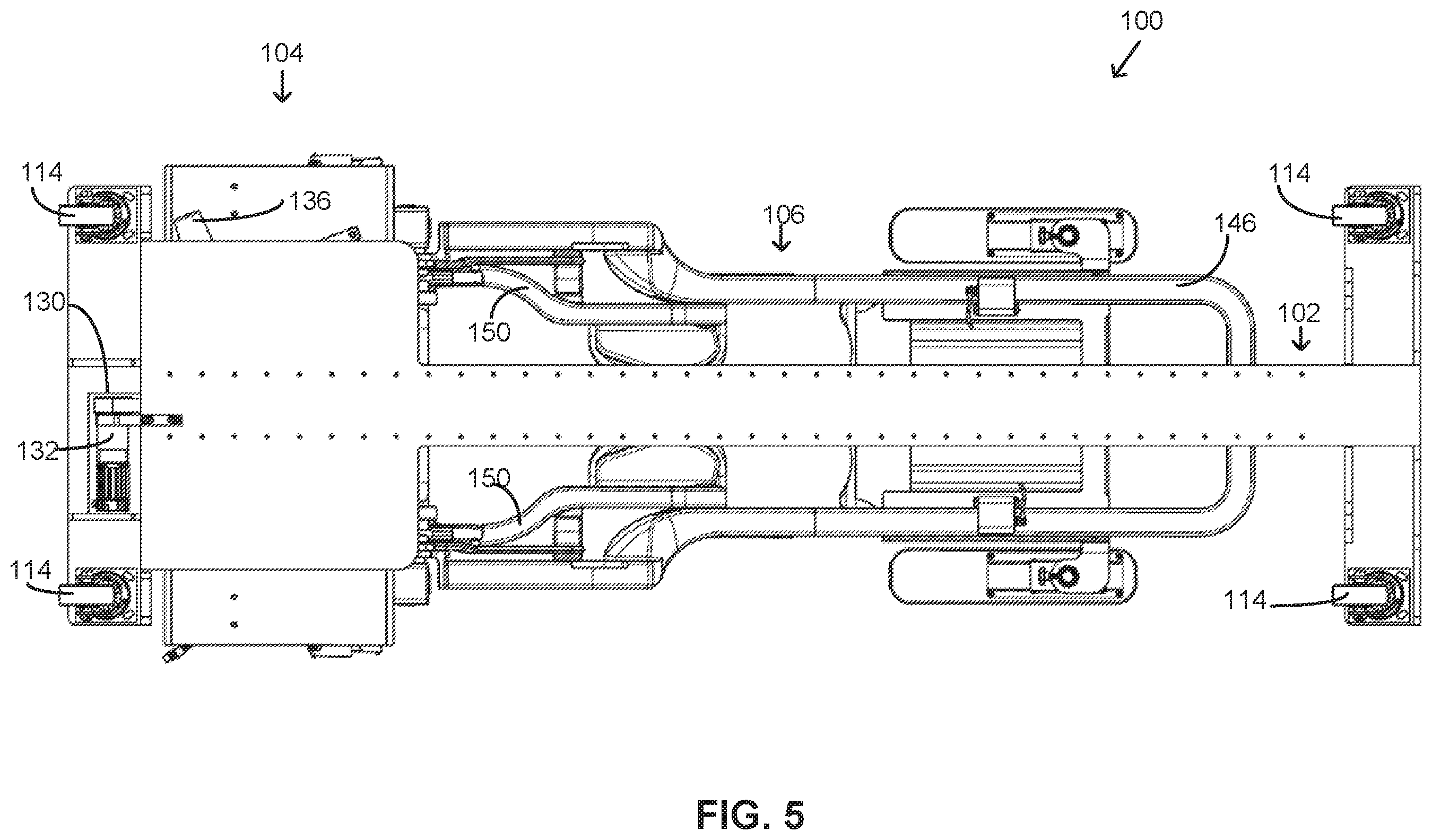 Patent US12350203 Figure 5 – Single and dual column patient positioning support structure