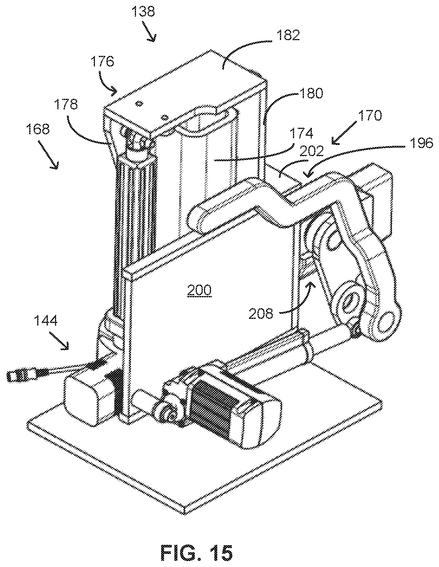Patent US12350203 Figure 15 – Single and dual column patient positioning support structure