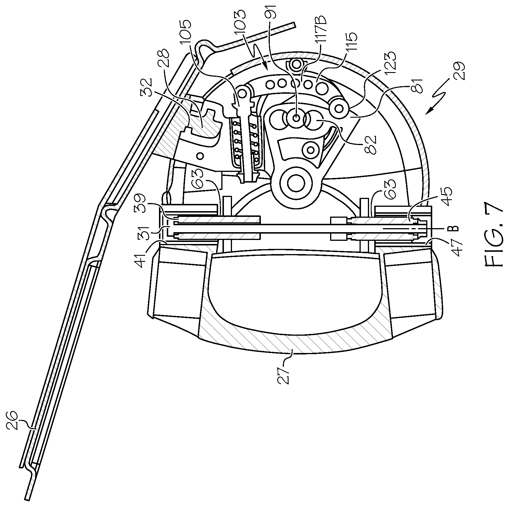 Patent US12350204 Figure 7 – Armrest assembly
