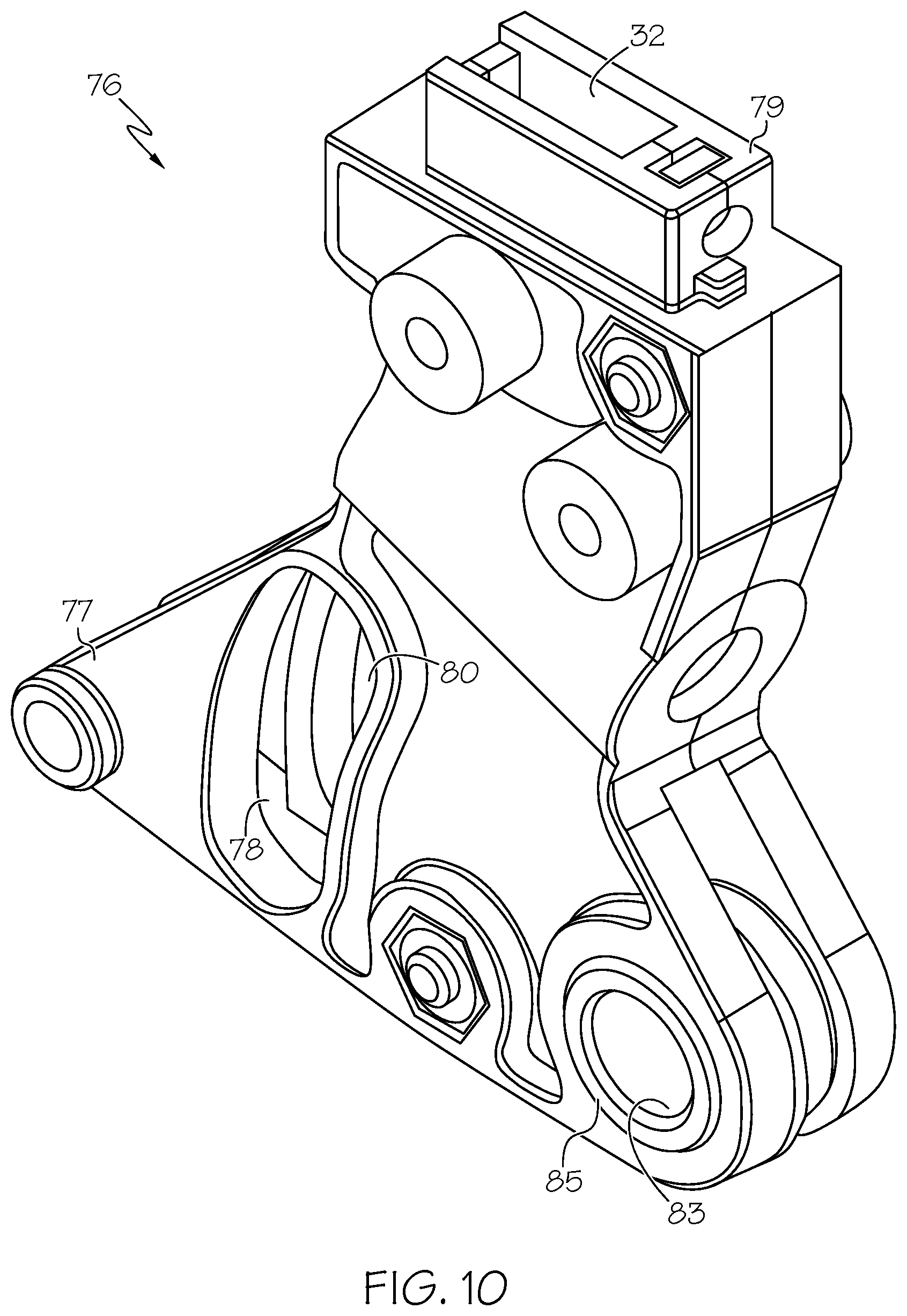 Patent US12350204 Figure 10 – Armrest assembly