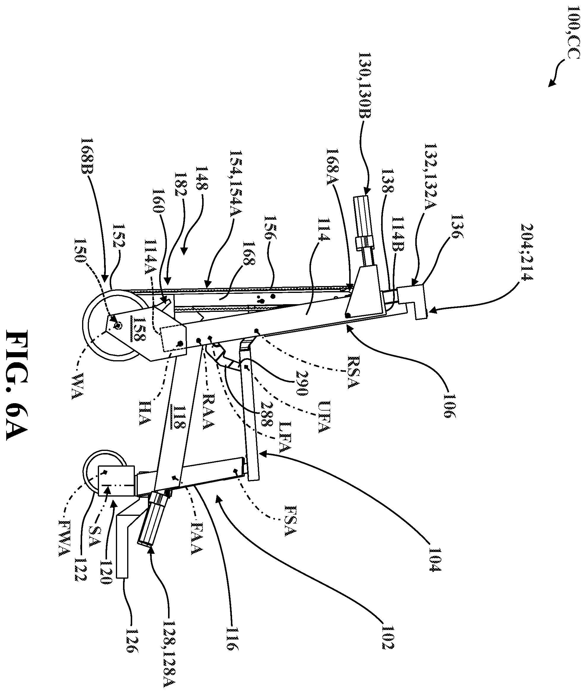 Patent US12350205 Figure 6 – Patient containment systems for use with patient transport apparatuses