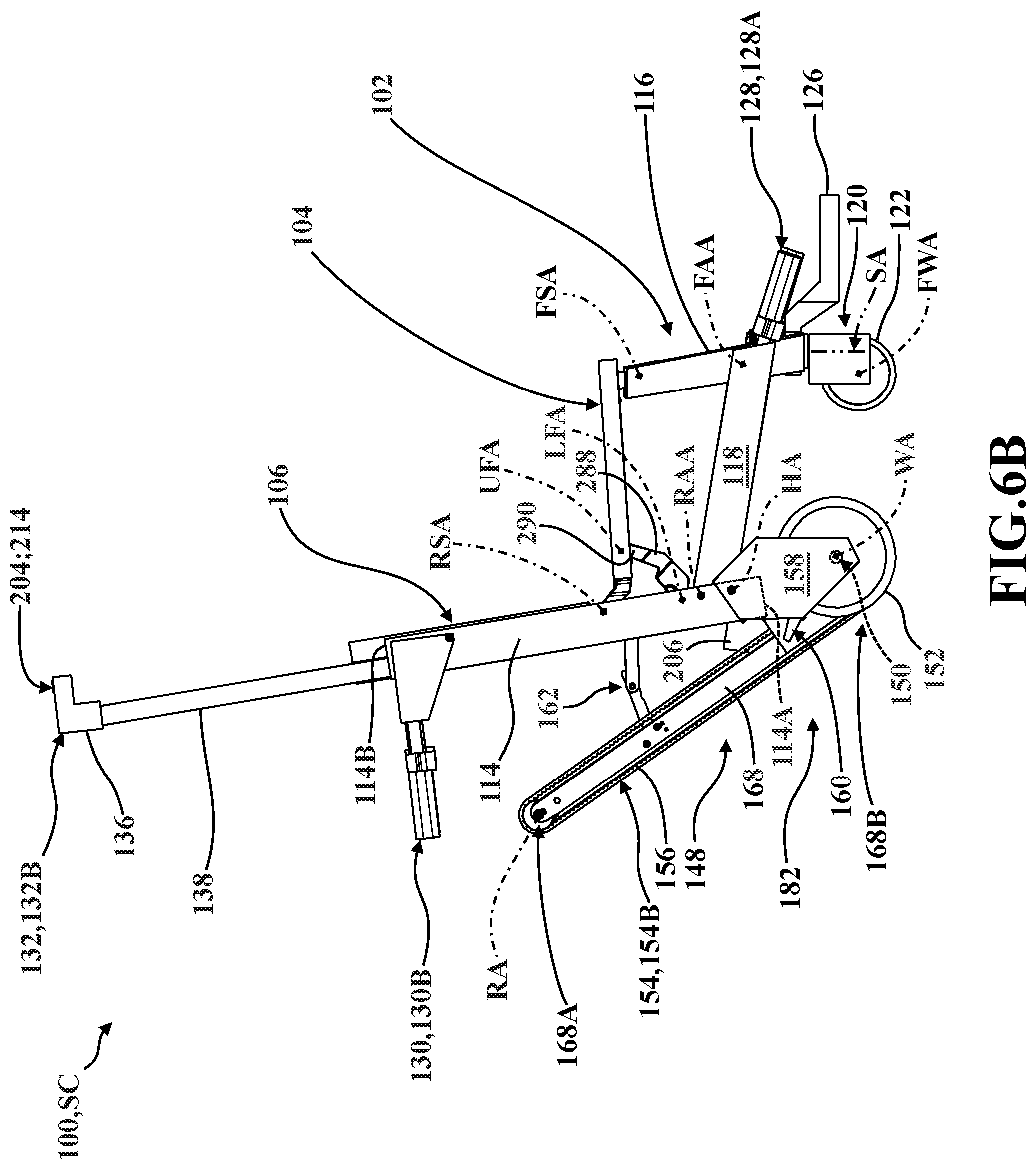 Patent US12350205 Figure 7 – Patient containment systems for use with patient transport apparatuses