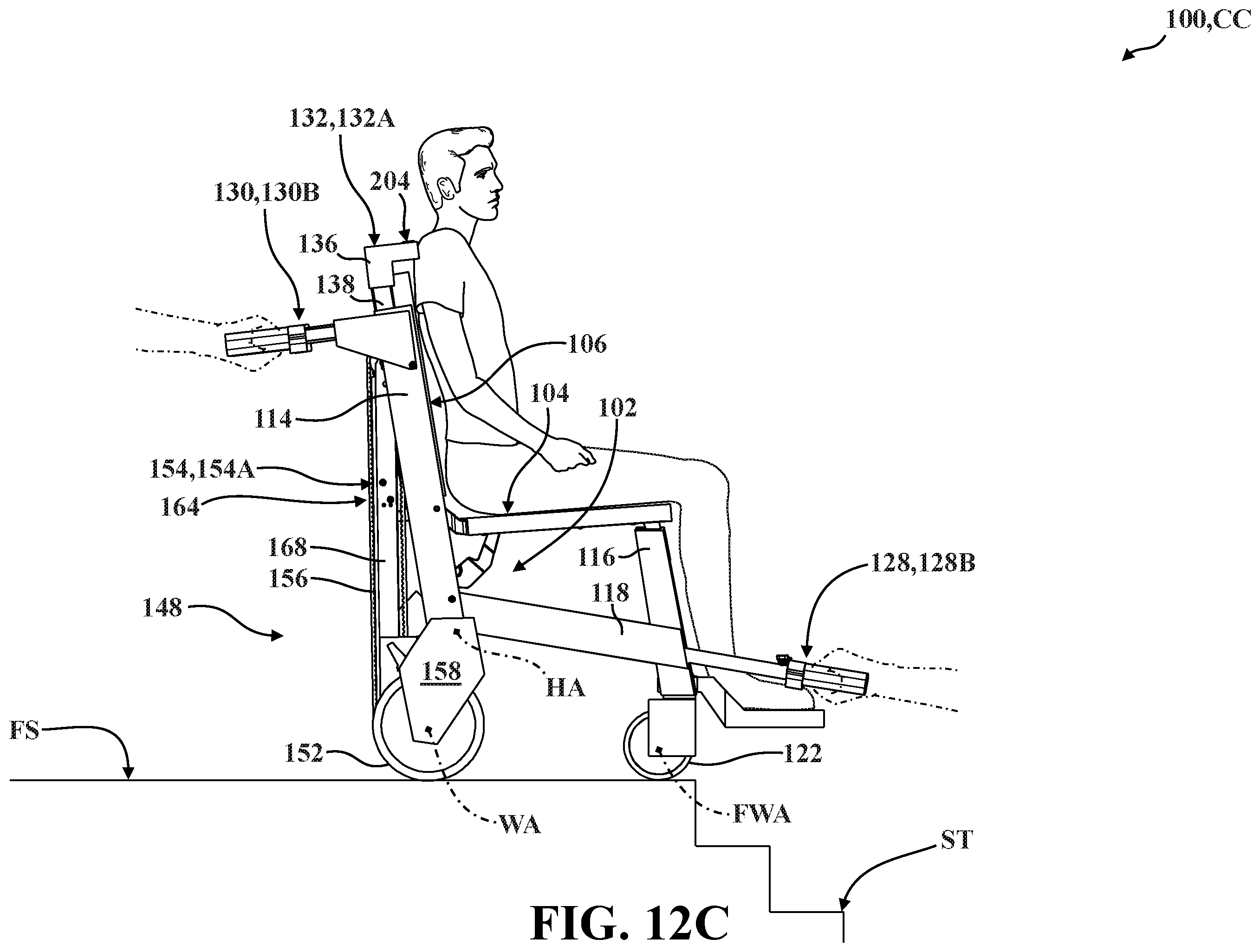 Patent US12350205 Figure 20 – Patient containment systems for use with patient transport apparatuses