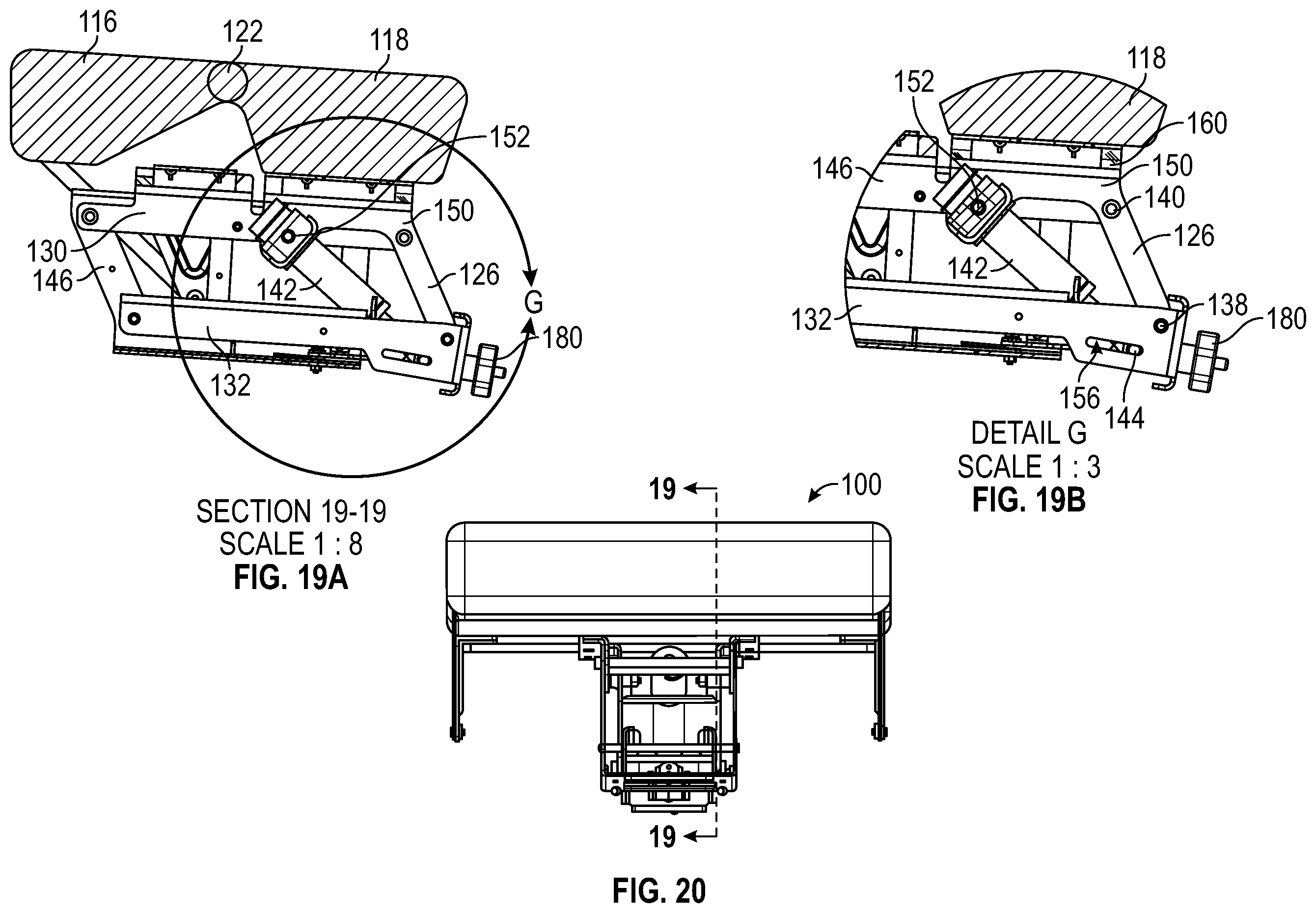Patent US12350207 Figure 13 – Lifting mechanism and chairs