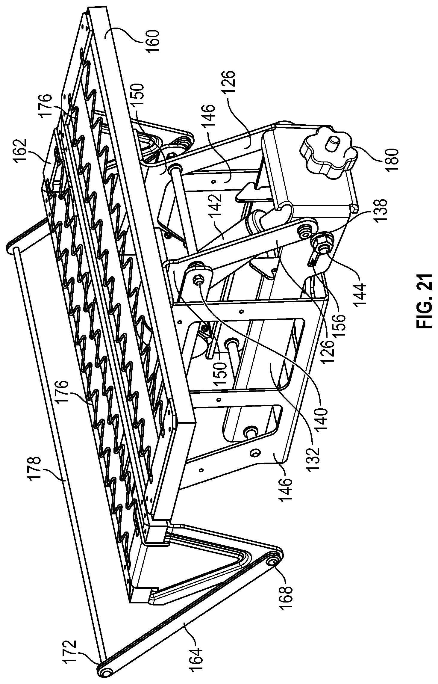 Patent US12350207 Figure 14 – Lifting mechanism and chairs