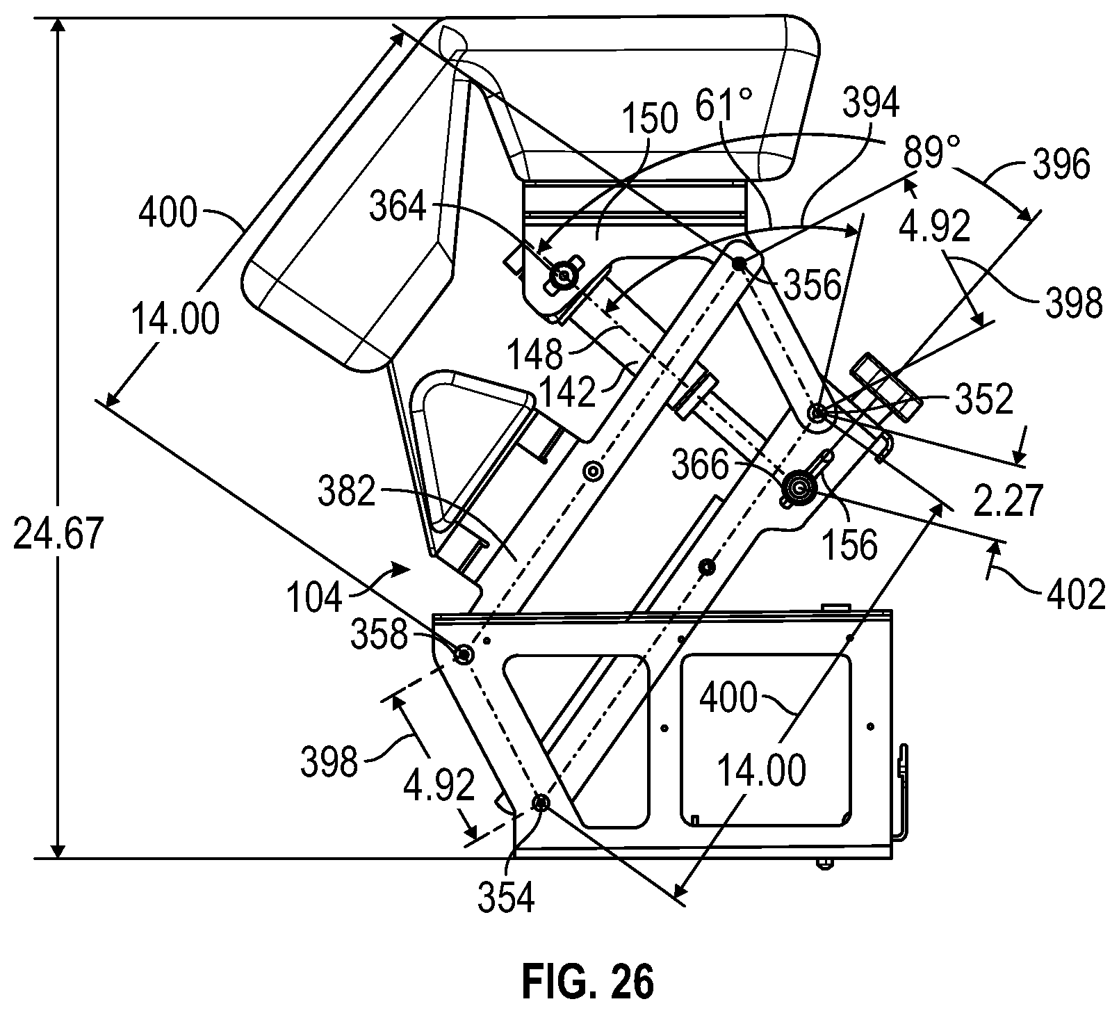 Patent US12350207 Figure 18 – Lifting mechanism and chairs