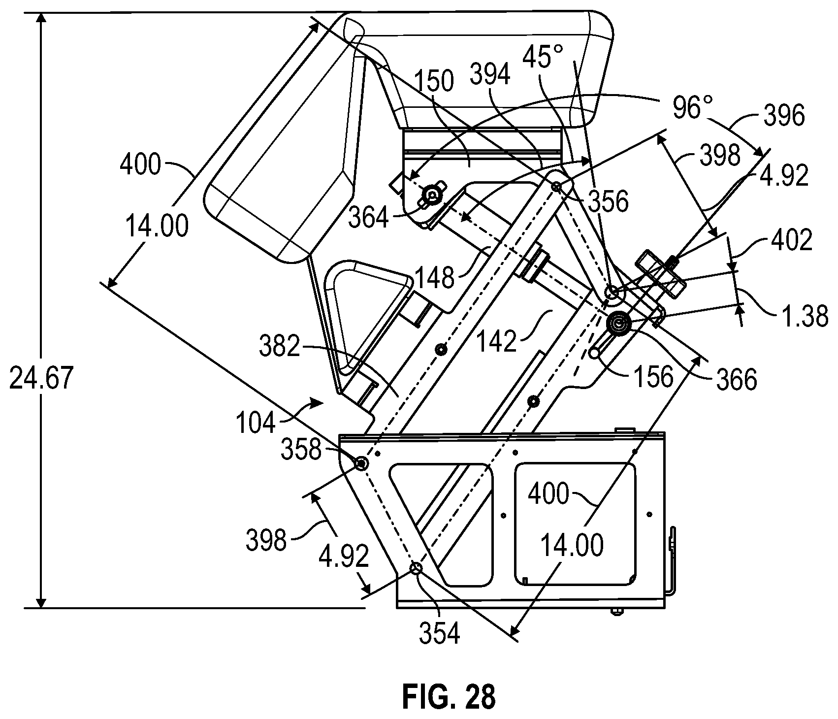Patent US12350207 Figure 20 – Lifting mechanism and chairs