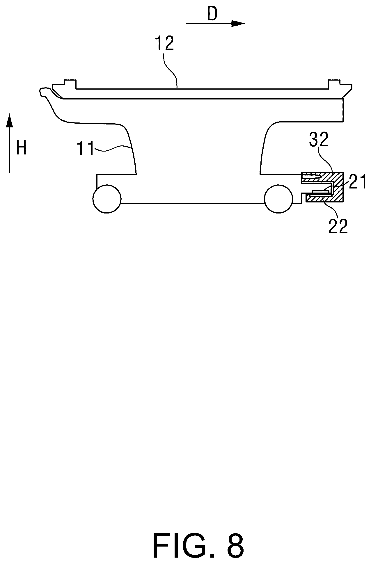 Patent US12350208 Figure 8 – Movable medical bed system and MRI apparatus