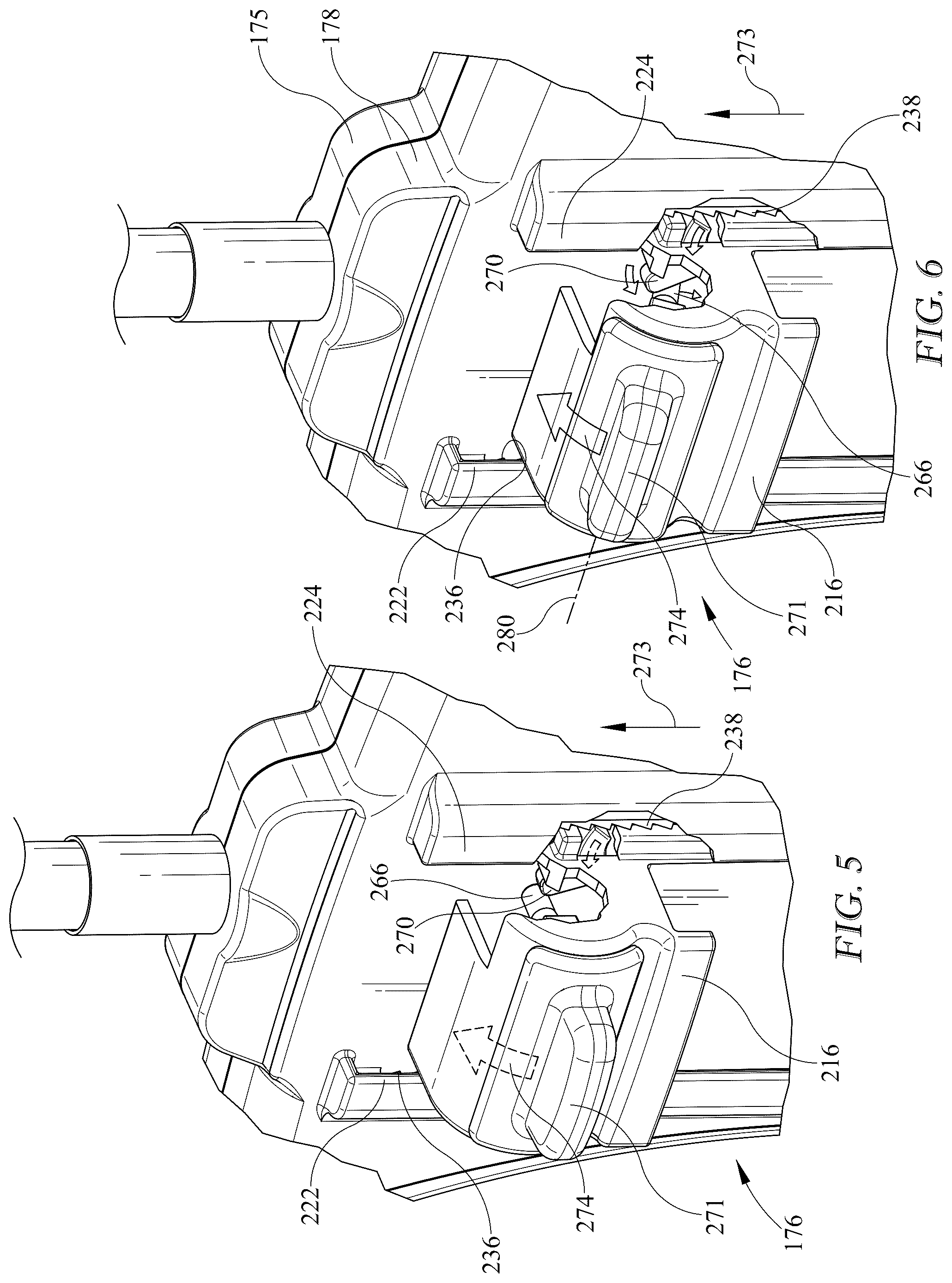 Patent US12350209 Figure 5 – Patient bed user interface having a dead front portion
