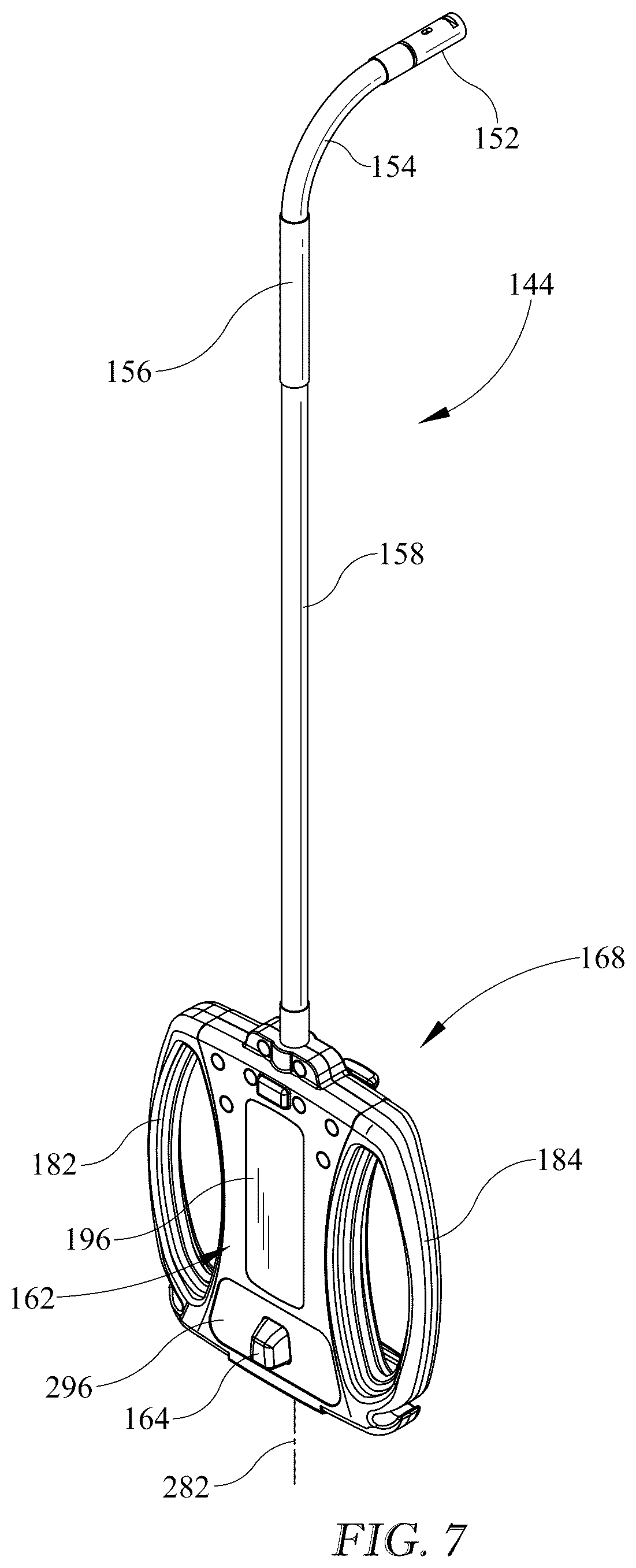 Patent US12350209 Figure 6 – Patient bed user interface having a dead front portion